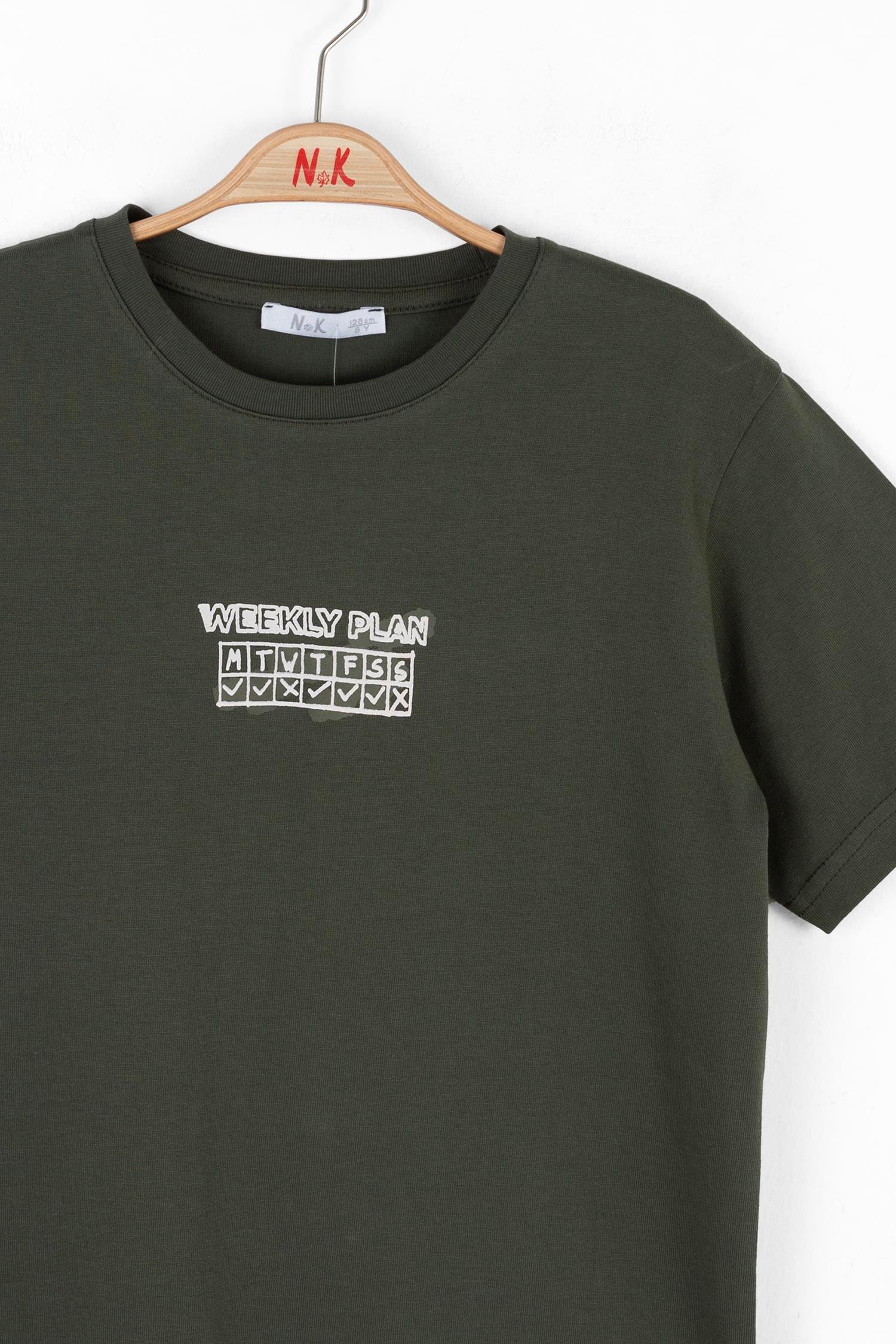 Nk Erkek Çocuk Plan Tshirt 8-14 Yaş Haki