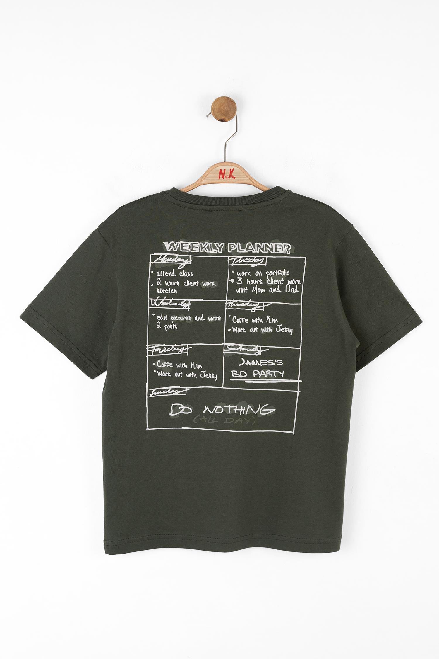 Nk Erkek Çocuk Plan Tshirt 8-14 Yaş Haki