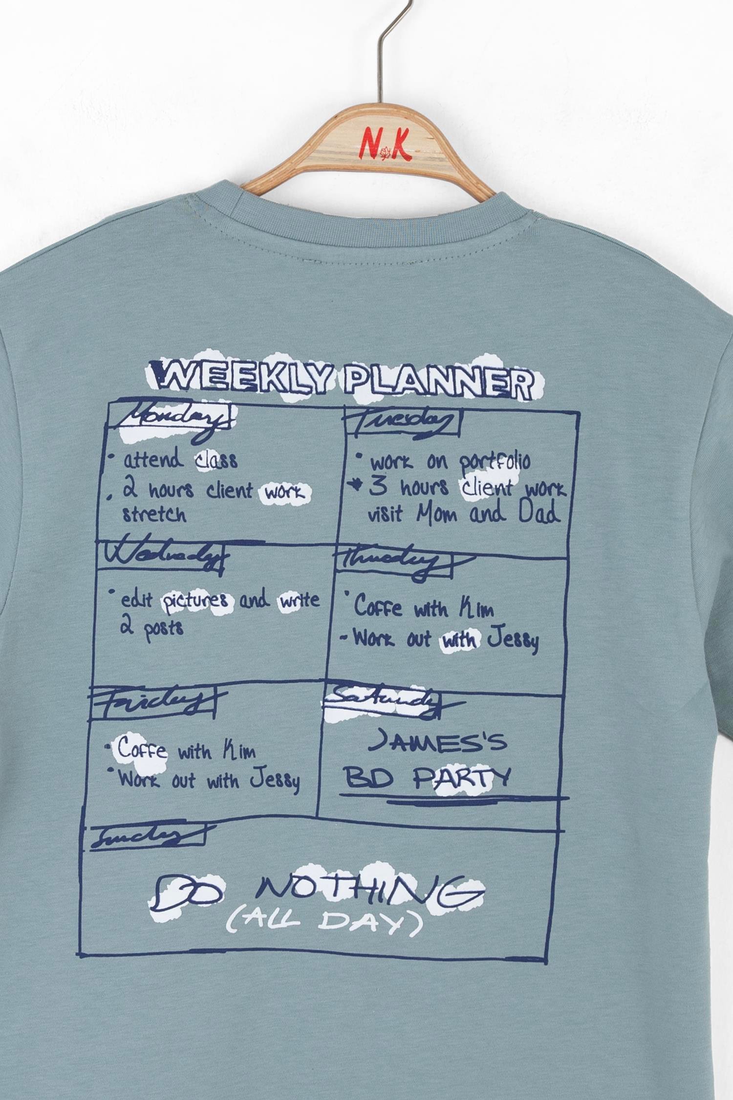 Nk Erkek Çocuk Plan Tshirt 8-14 Yaş Mint