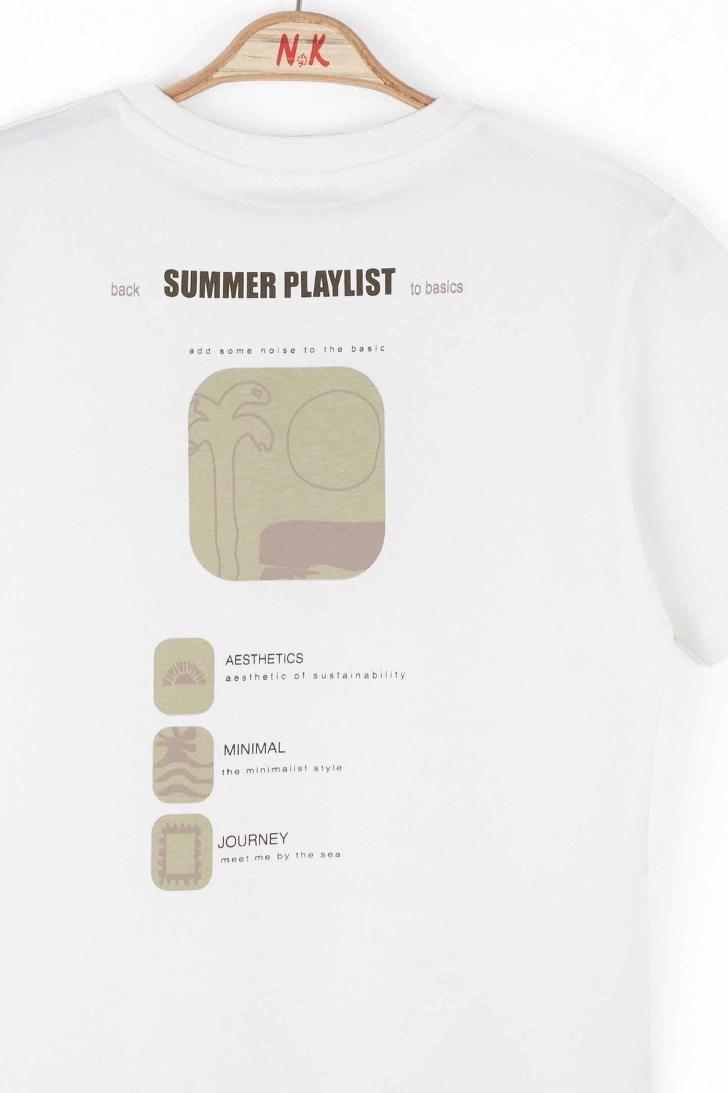 Nk Erkek Çocuk Playlist Tshirt 8-14 Yaş Yeşil