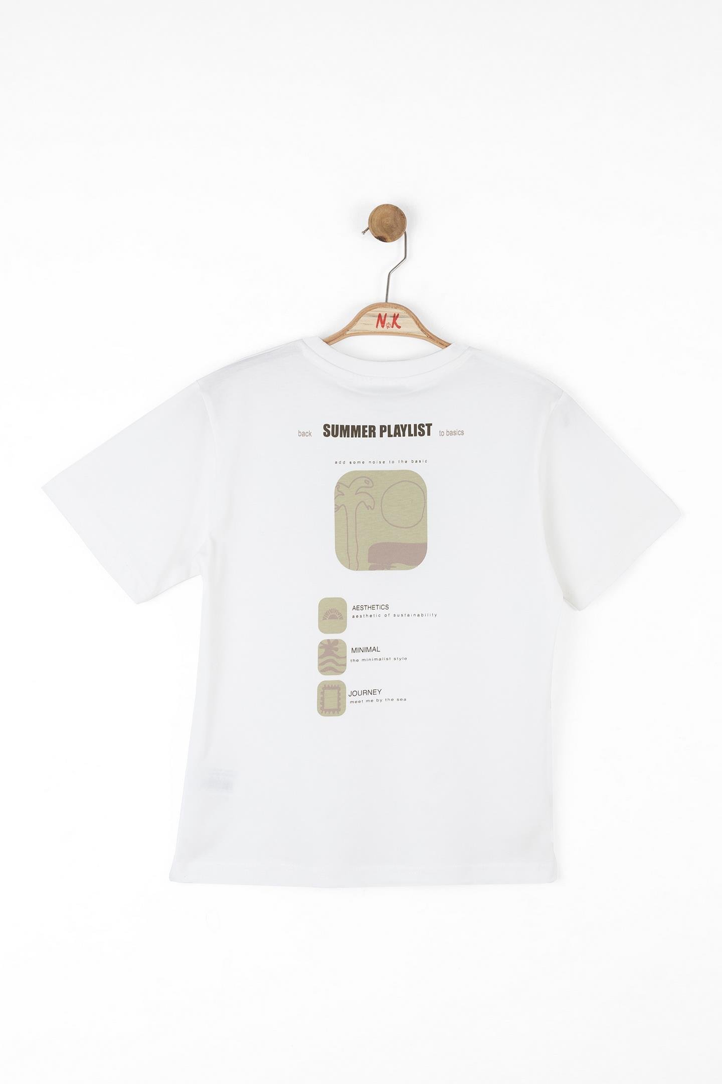 Nk Erkek Çocuk Playlist Tshirt 8-14 Yaş Yeşil