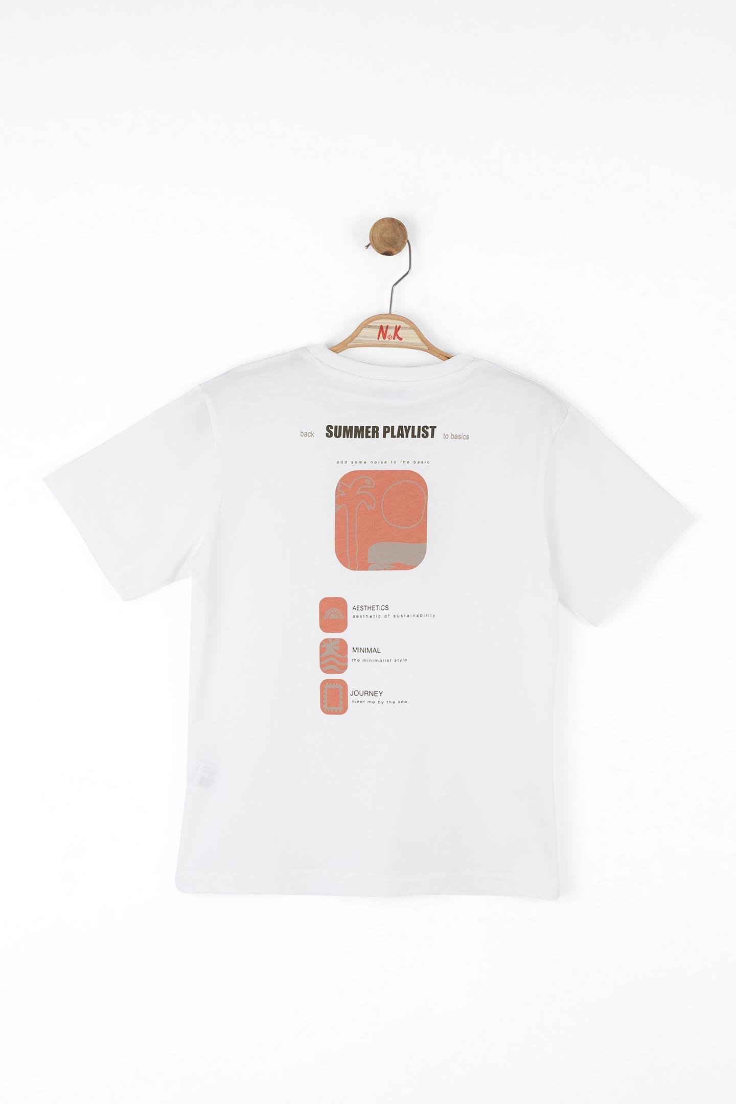 Nk Erkek Çocuk Playlist Tshirt 8-14 Yaş Kiremit