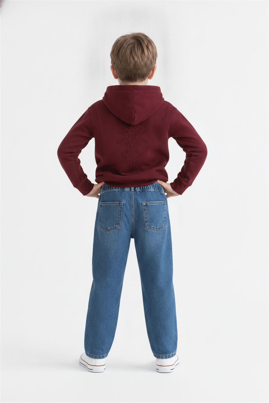 Nk Erkek Çocuk Plum Sweat 8-14 Yaş Bordo