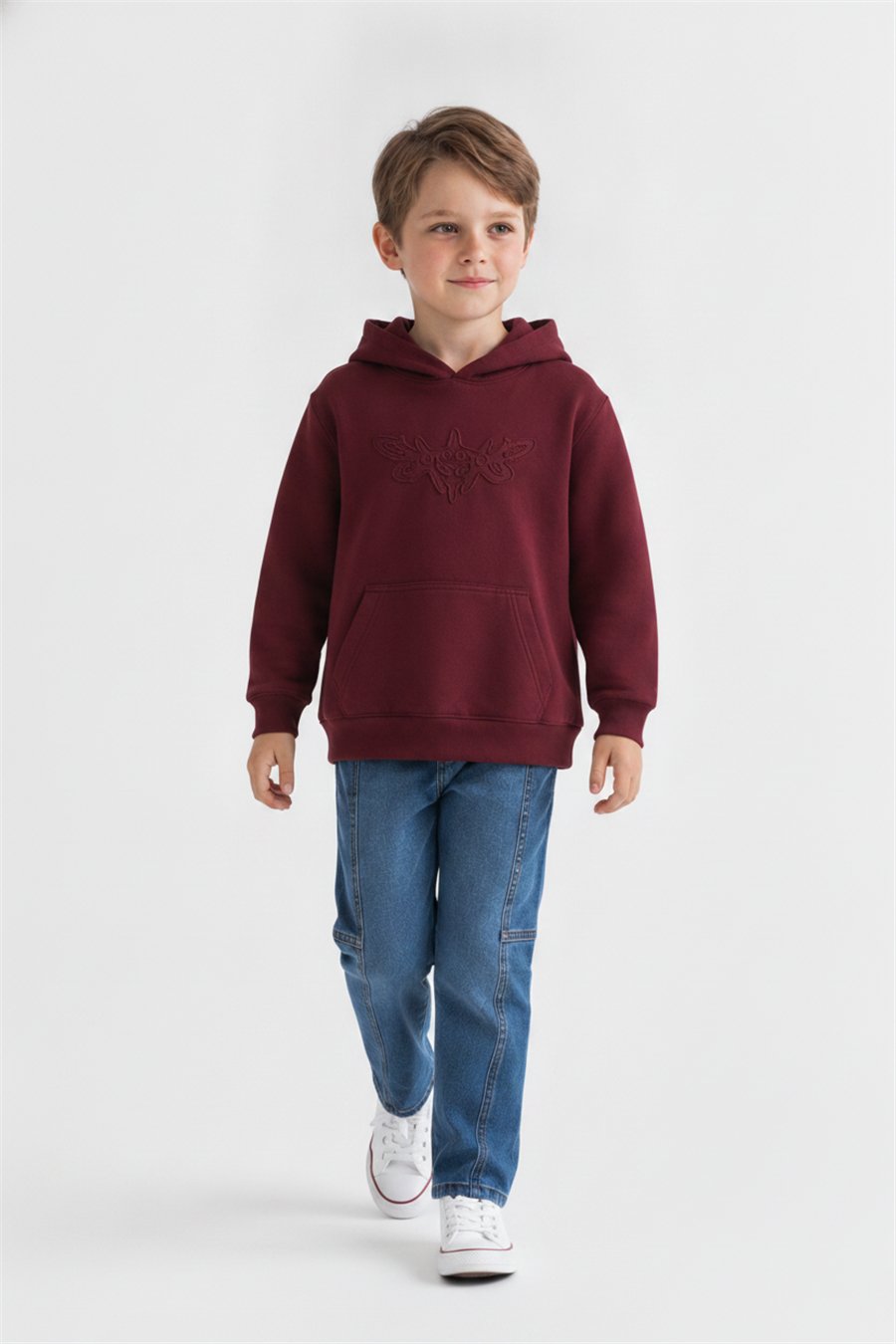 Nk Erkek Çocuk Plum Sweat 8-14 Yaş Bordo