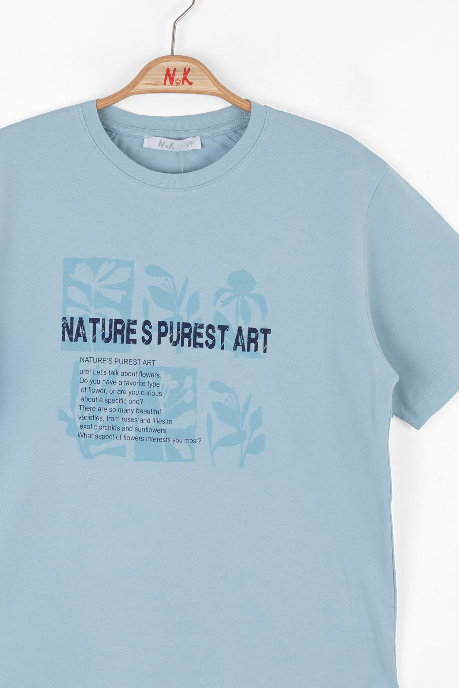 Nk Erkek Çocuk PurestTshirt 8-14 Yaş Mavi