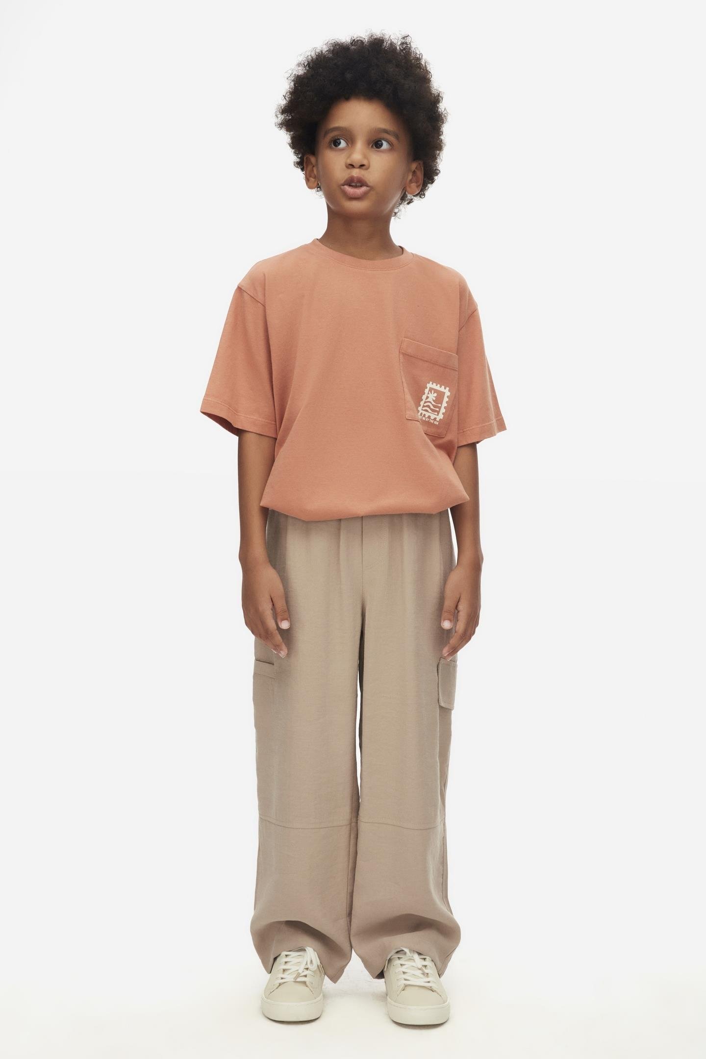 Nk Erkek Çocuk Rust Tshirt 8-14 Yaş Kiremit