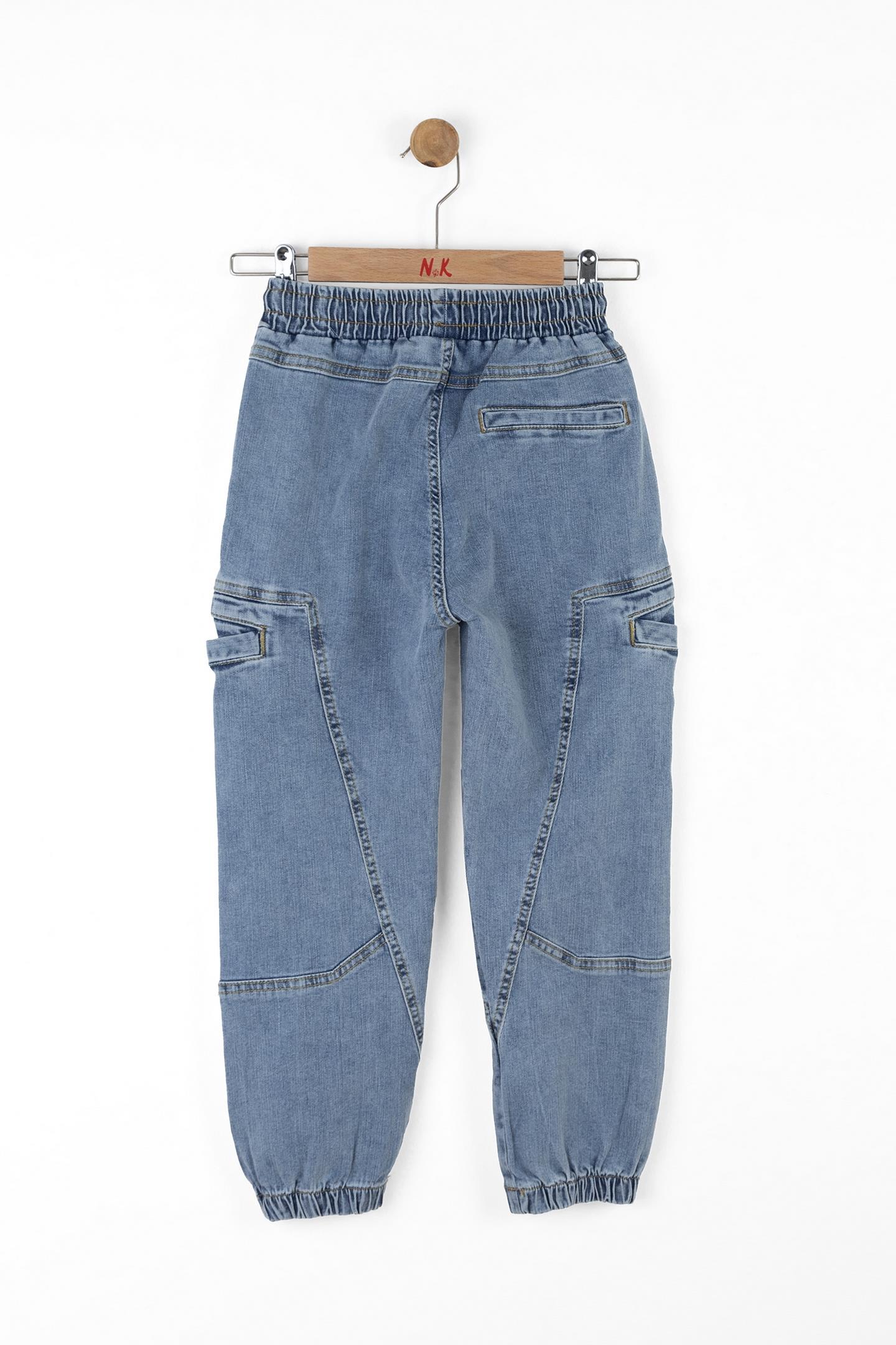 Nk Erkek Çocuk Rüzgar Denim Pantolon 8-14 Yaş Mavi