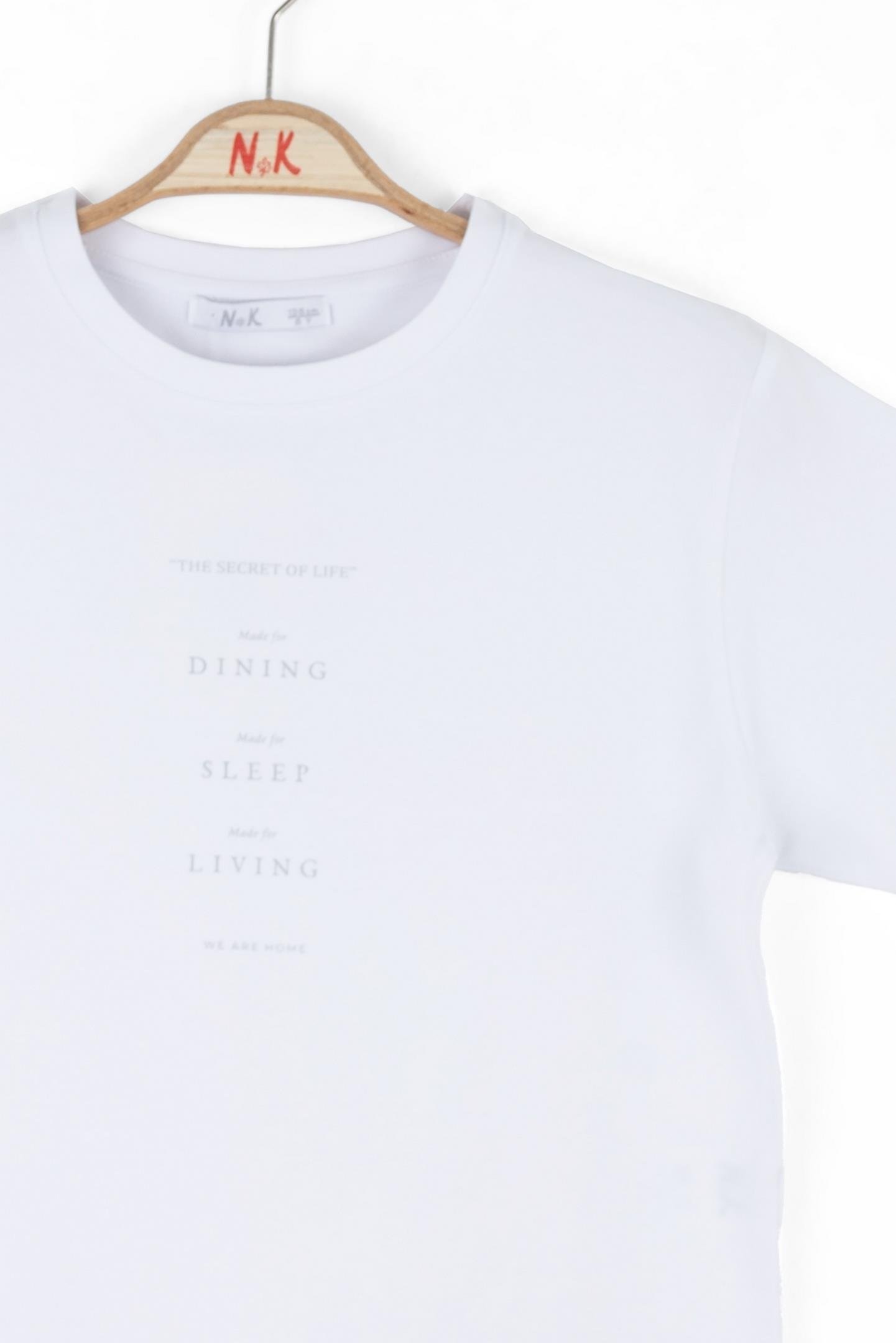 Nk Erkek Çocuk Scret Tshirt 8-14 Yaş Beyaz