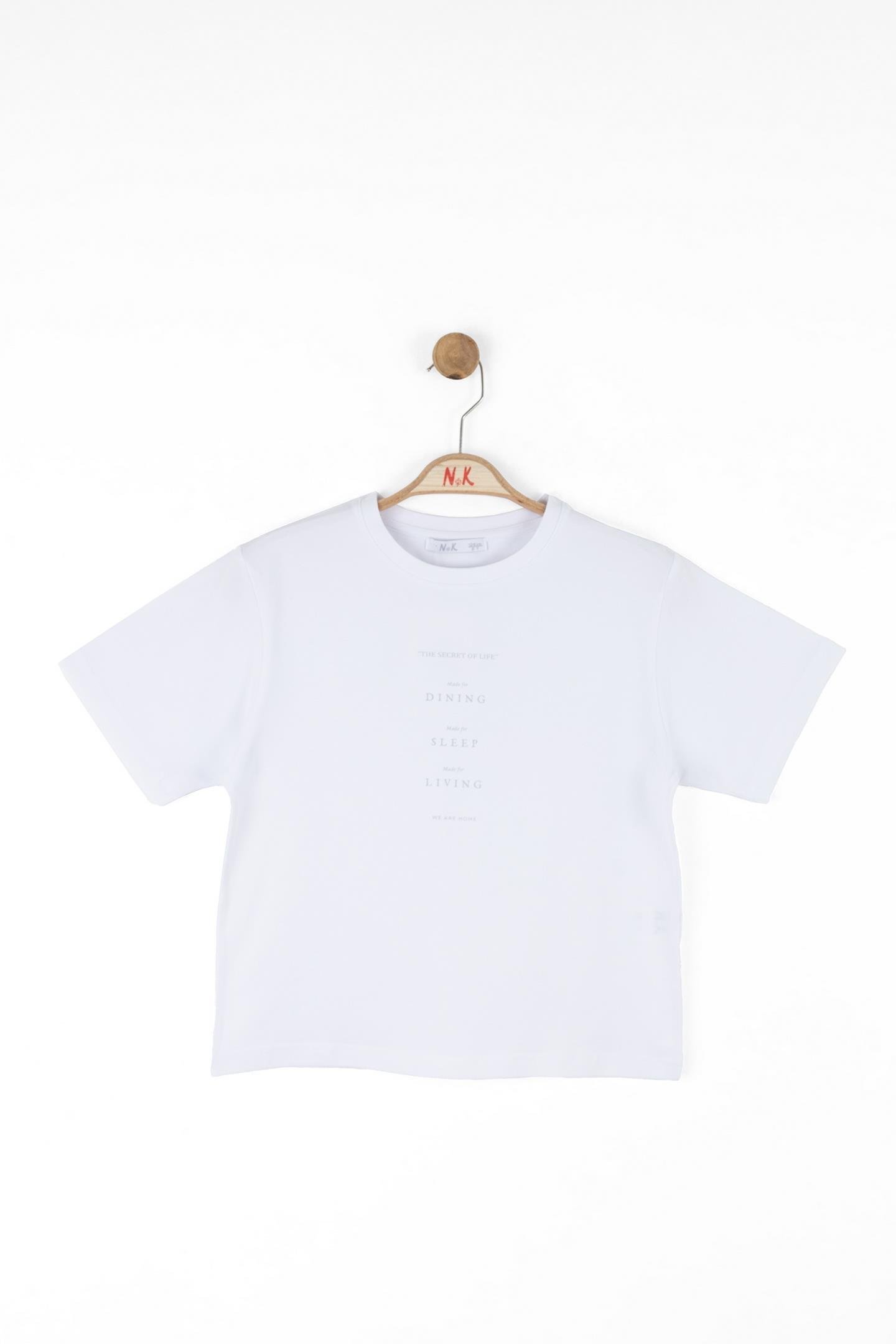 Nk Erkek Çocuk Scret Tshirt 8-14 Yaş Beyaz