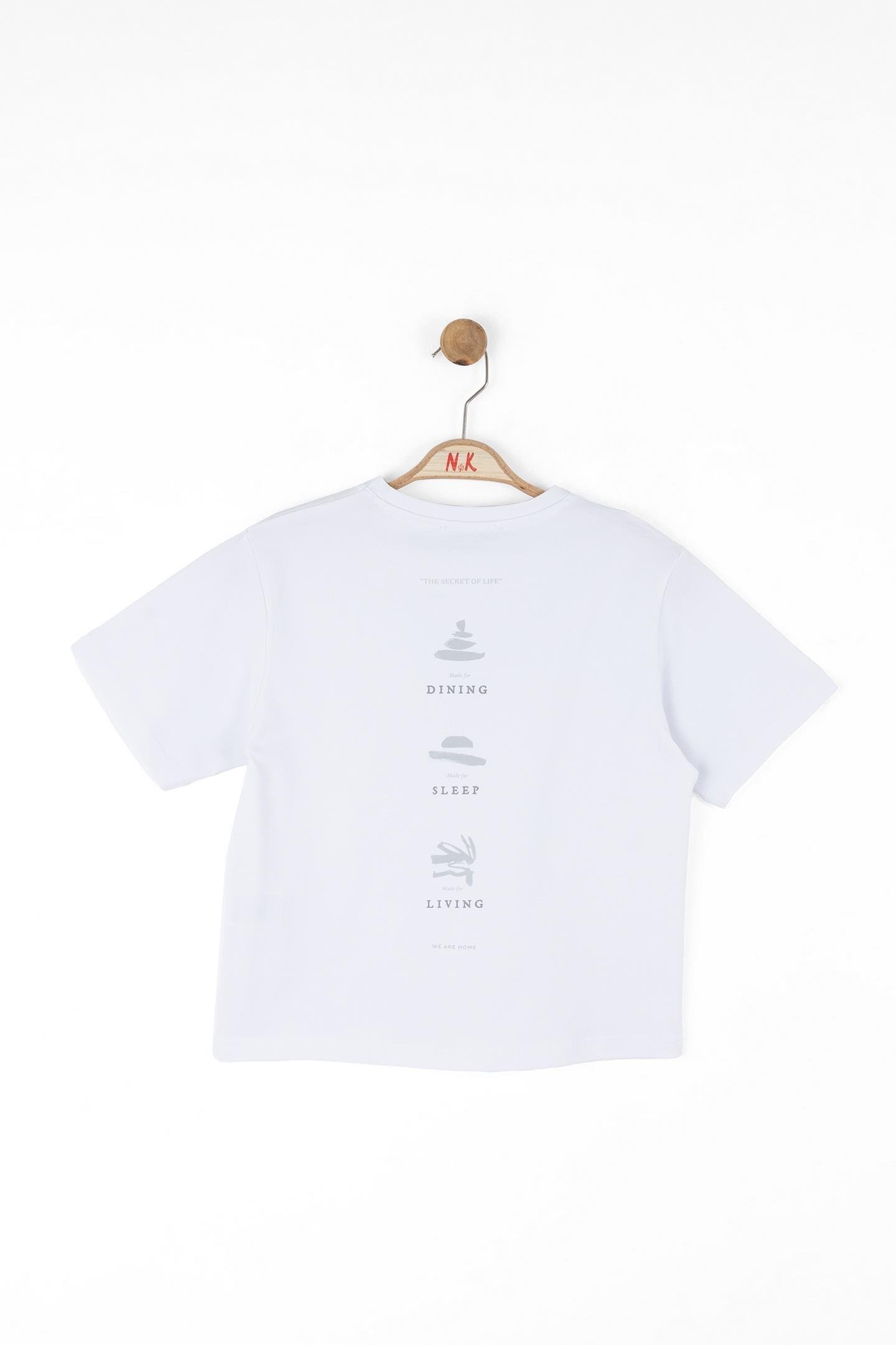 Nk Erkek Çocuk Scret Tshirt 8-14 Yaş Beyaz