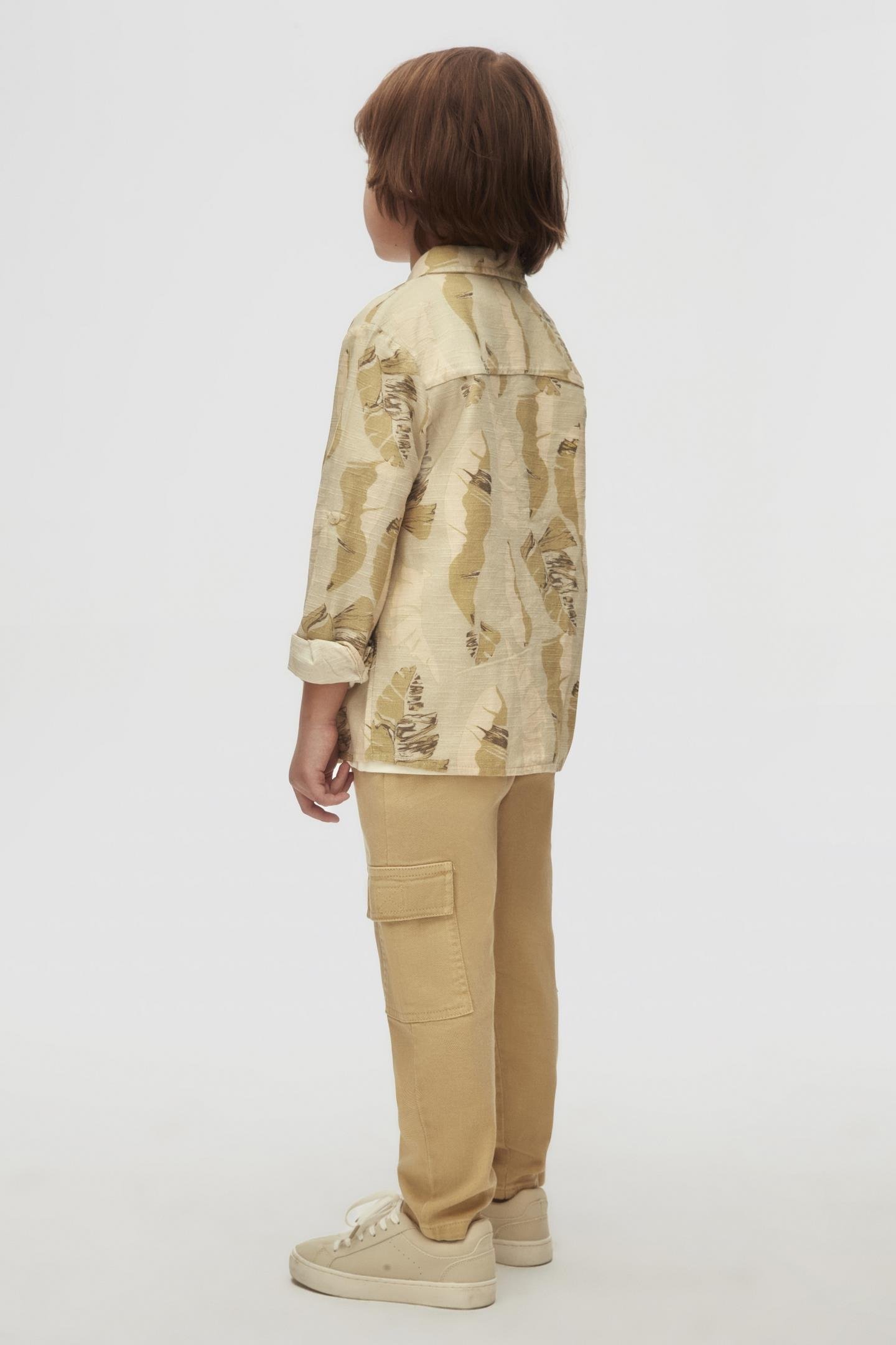 Nk Erkek Çocuk Soft Gömlek 4-8 Yaş Yeşil