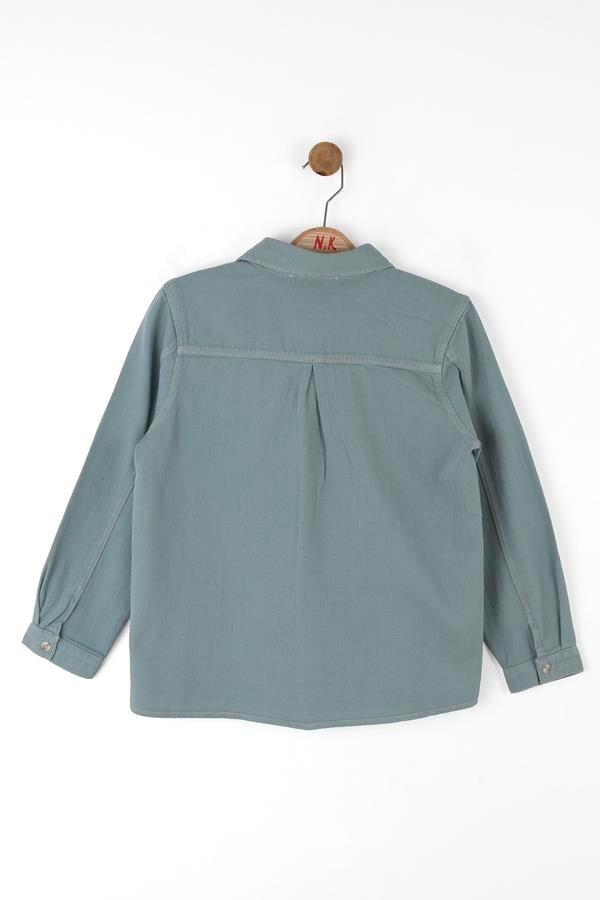 Nk Erkek Çocuk Star Gömlek 8-14 Yaş Mavi