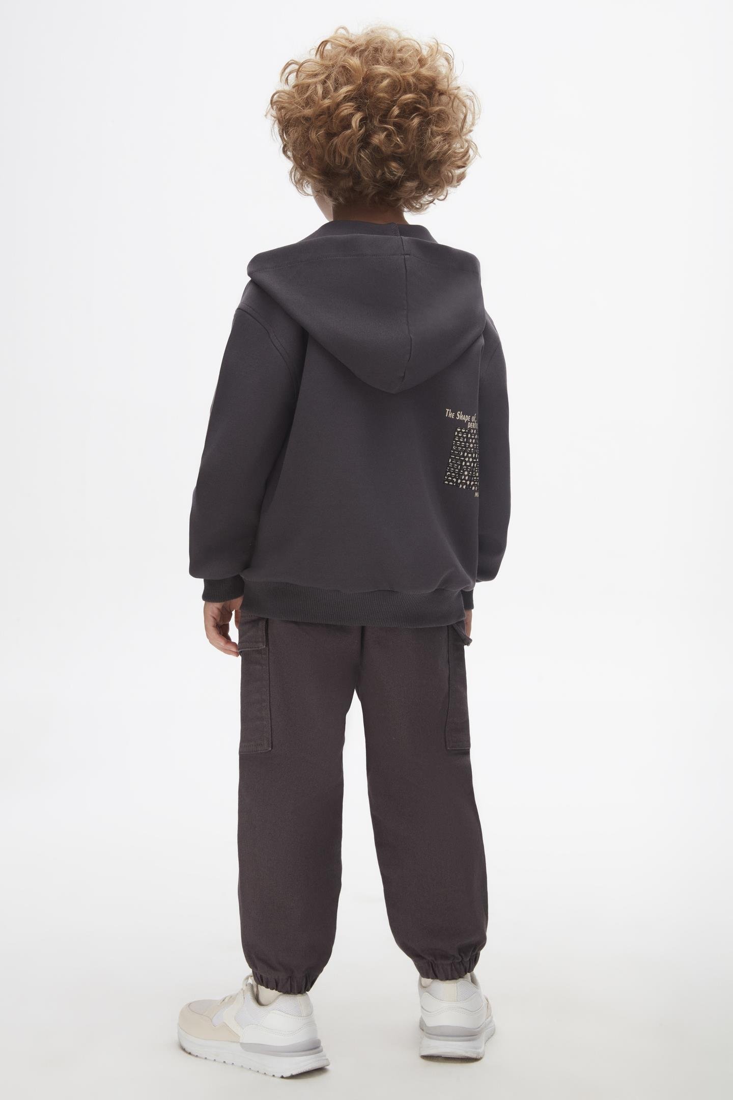 Nk Erkek Çocuk Steel Fermuarlı Hırka 4-8 Yaş ANTRASİT