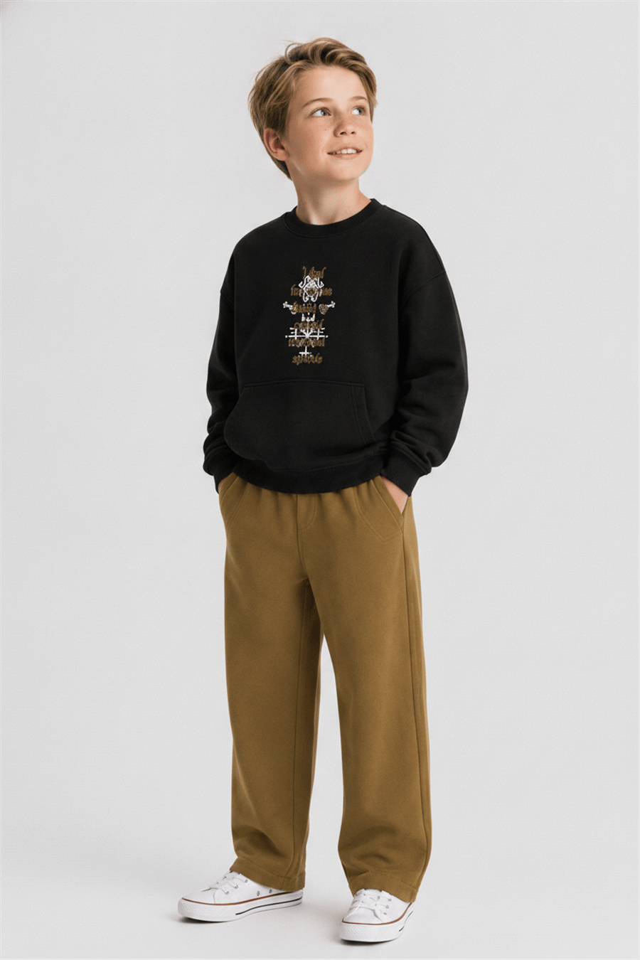 Nk Erkek Çocuk Symbol Sweat 8-14 Yaş Siyah
