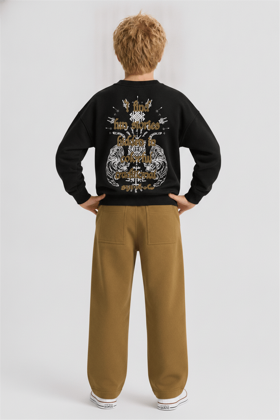 Nk Erkek Çocuk Symbol Sweat 8-14 Yaş Siyah