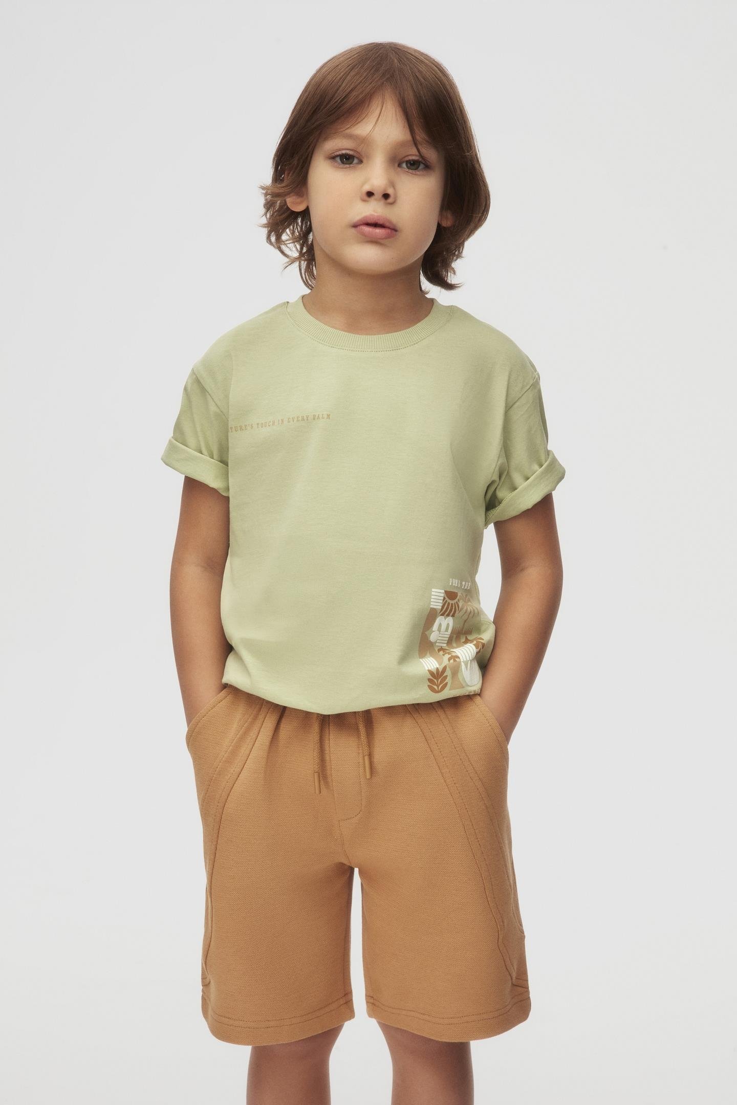 Nk Erkek Çocuk Symphony Şort 4-8 Yaş Kahve