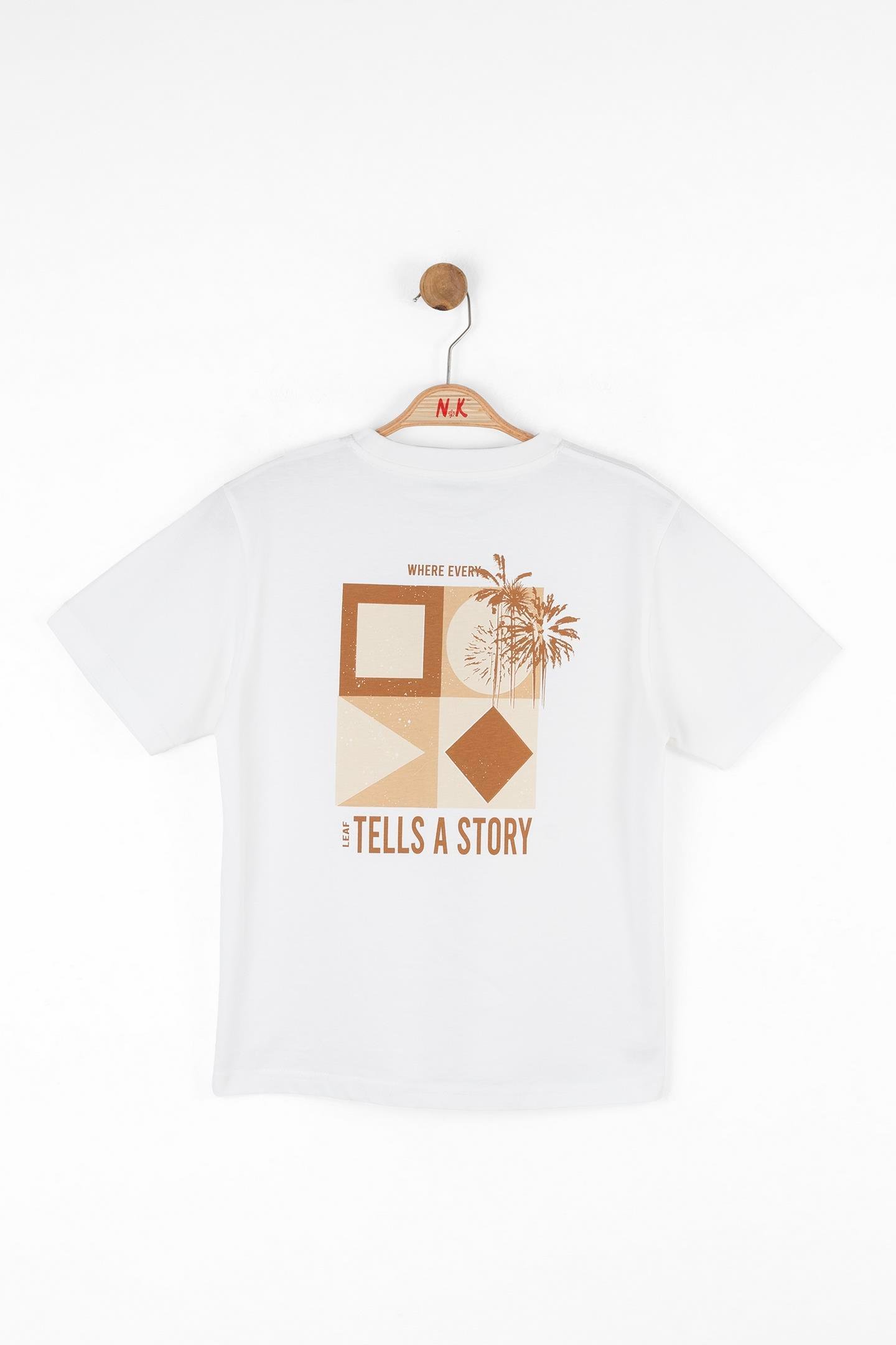 Nk Erkek Çocuk Tells Tshirt 8-14 Yaş Camel