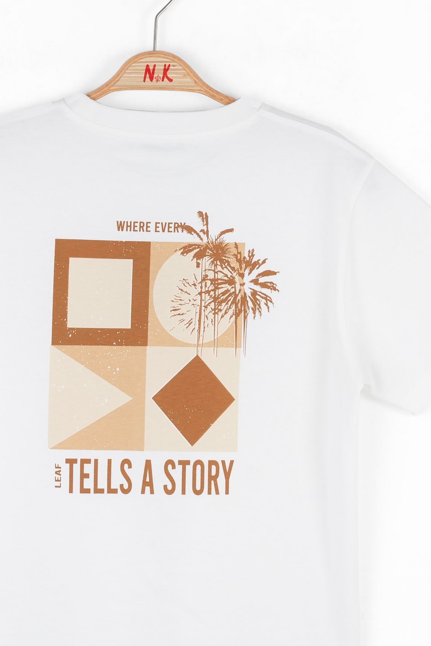 Nk Erkek Çocuk Tells Tshirt 8-14 Yaş Camel