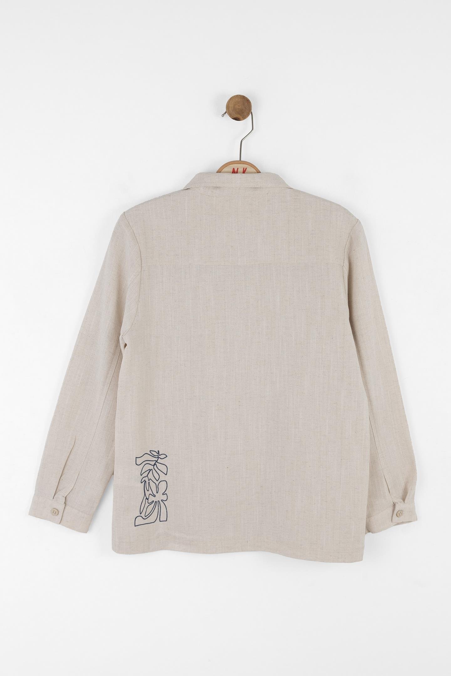 Nk Erkek Çocuk True Gömlek 8-14 Yaş Krem