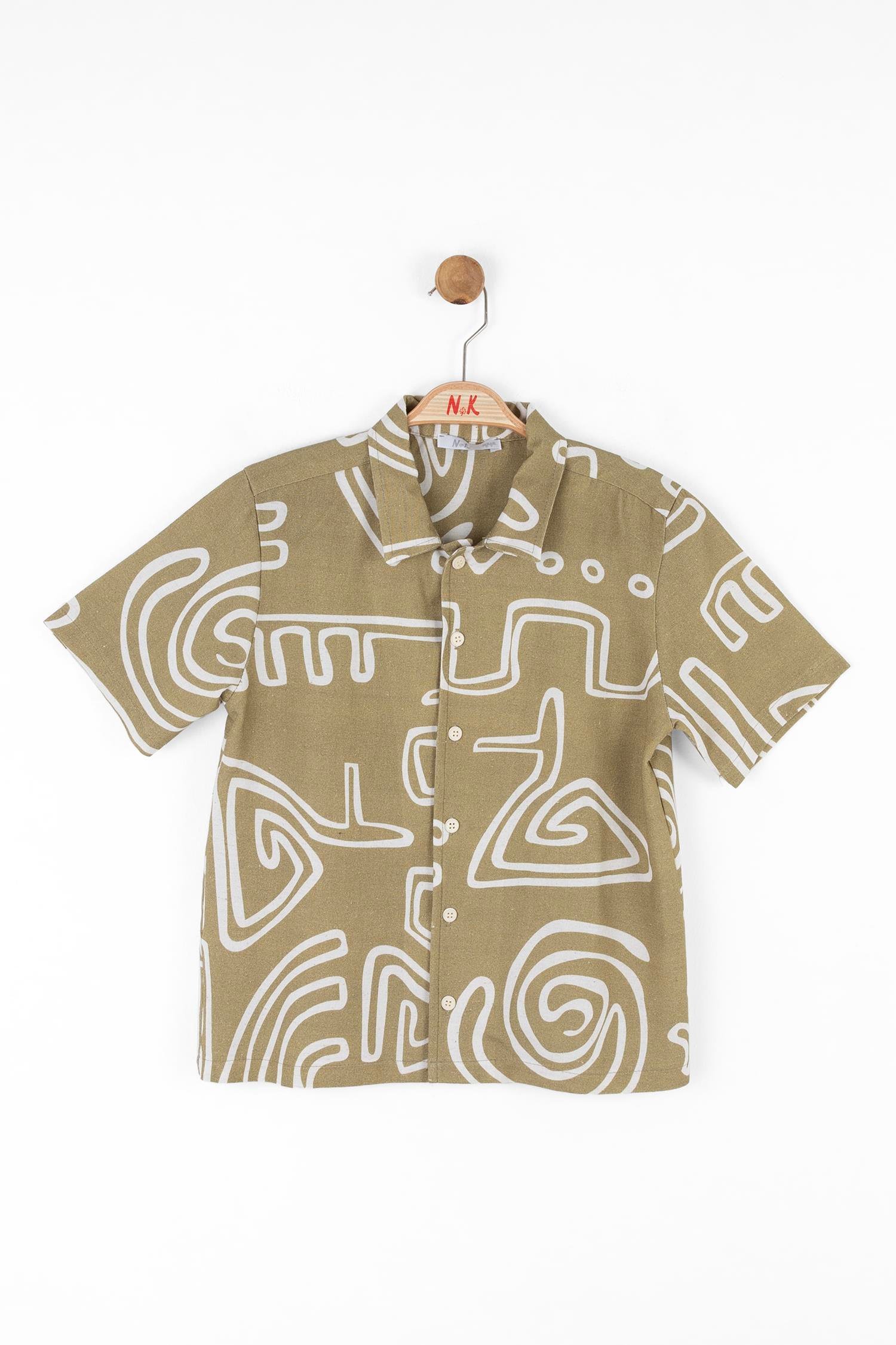 Nk Erkek Çocuk Turtle Gömlek 8-14 Yaş Yeşil