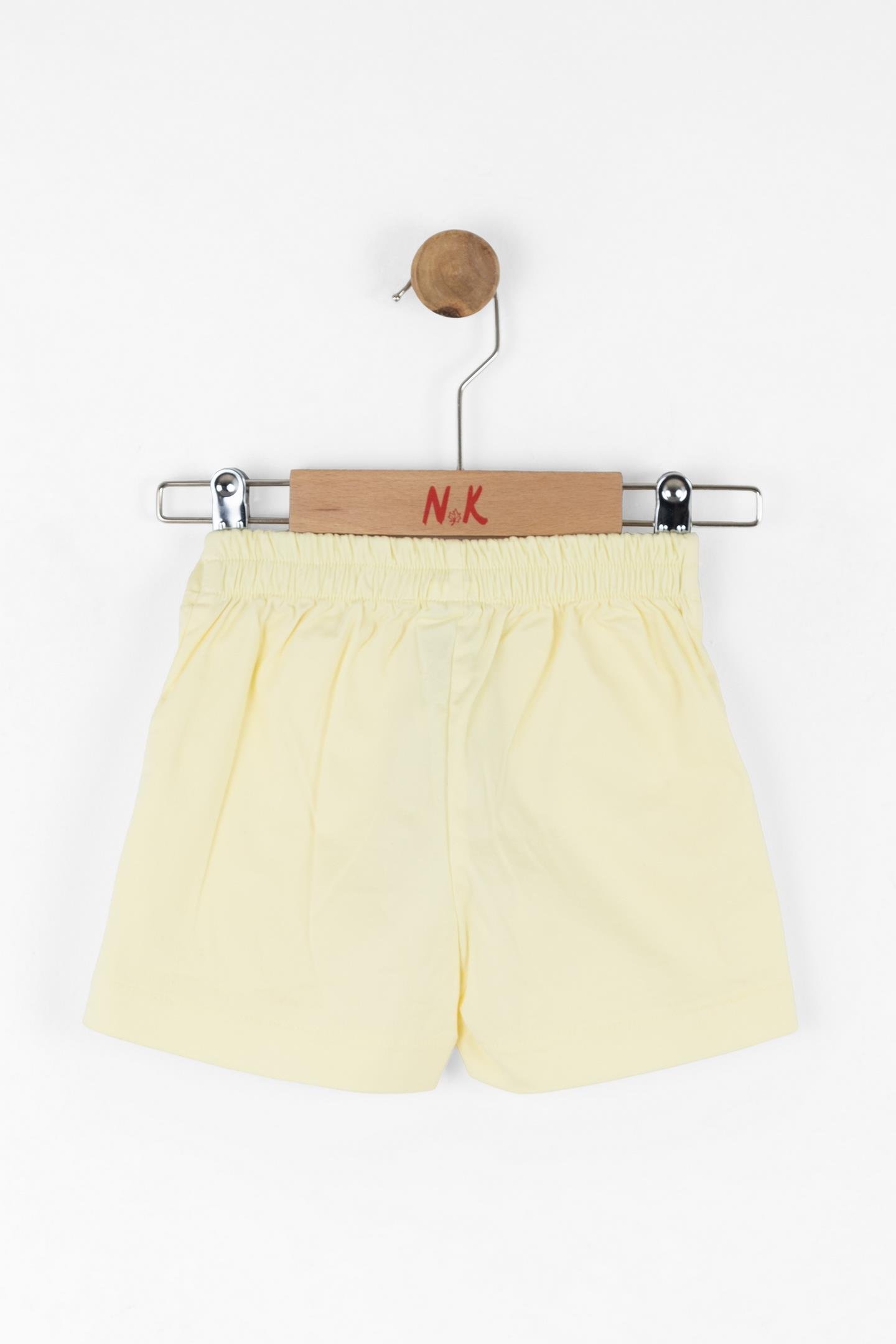 Nk Kız Bebek Apricot Şort 1-4 Yaş Sarı