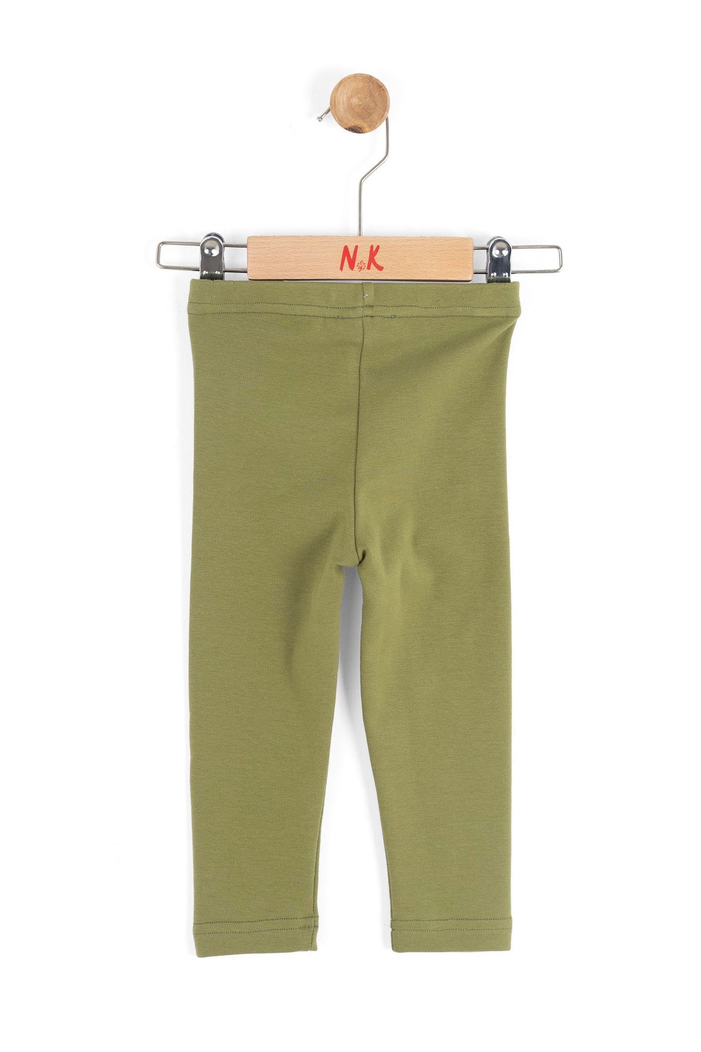 Nk Kız Bebek Barbie Tayt 1-4 Yaş Yeşil