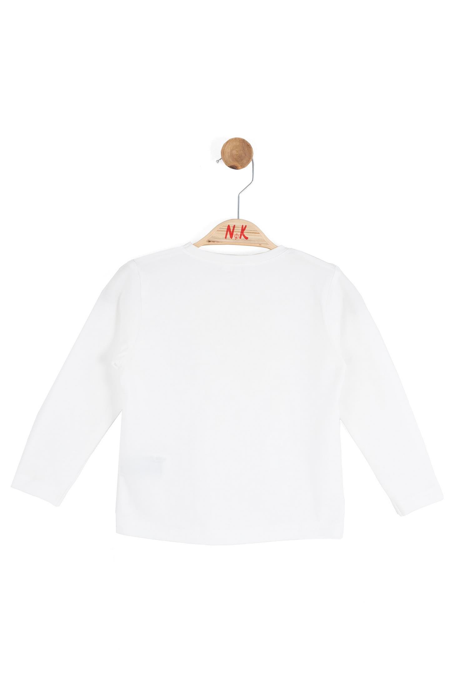 Nk Kız Bebek Beautıful Sweatshirt 1-4 Yaş Ekru