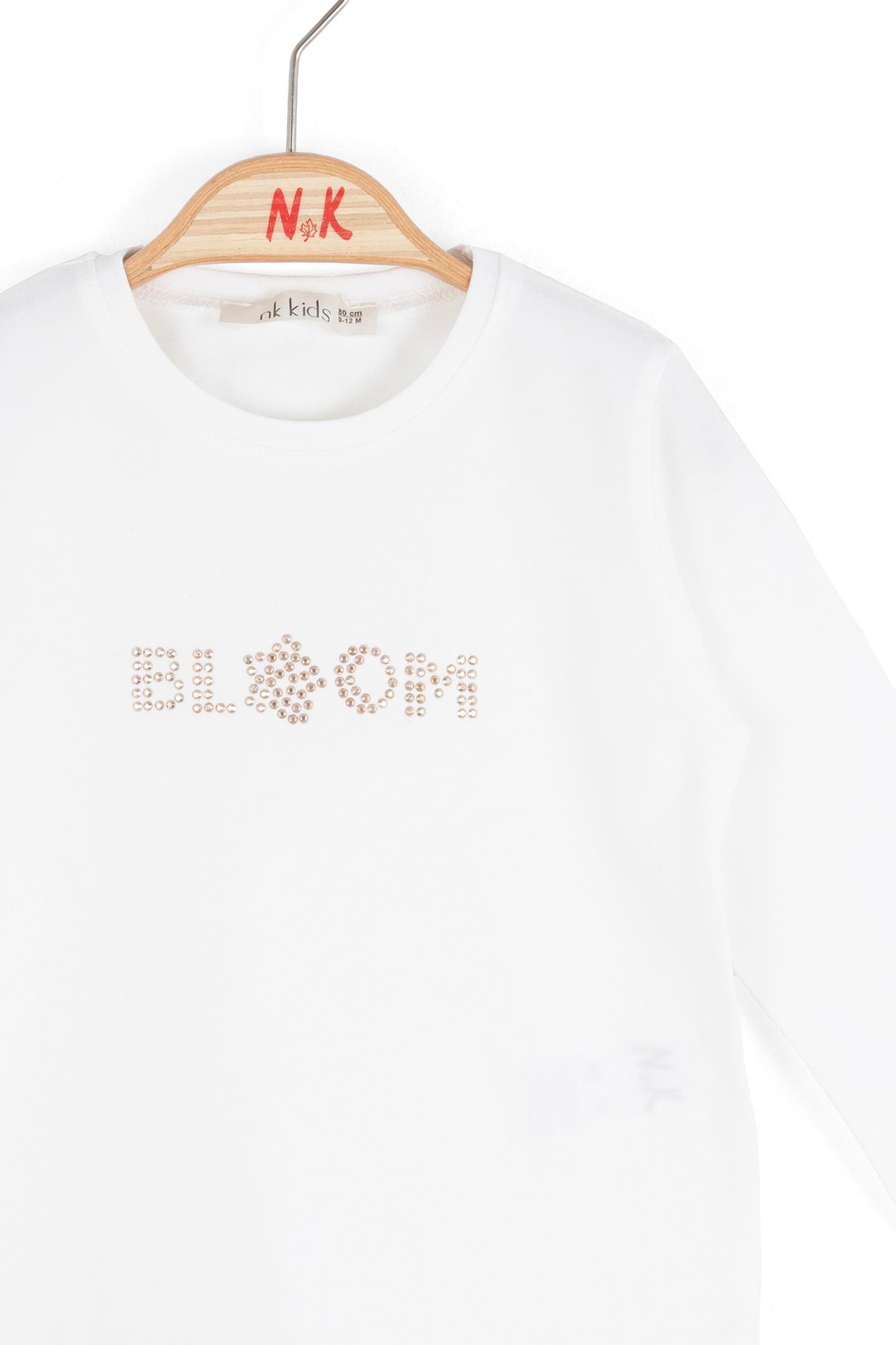 Nk Kız Bebek Bloom Sweatshirt 1-4 Yaş VİZON