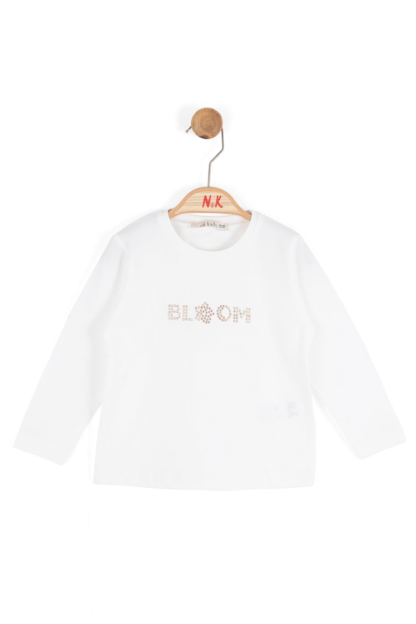 Nk Kız Bebek Bloom Sweatshirt 1-4 Yaş VİZON