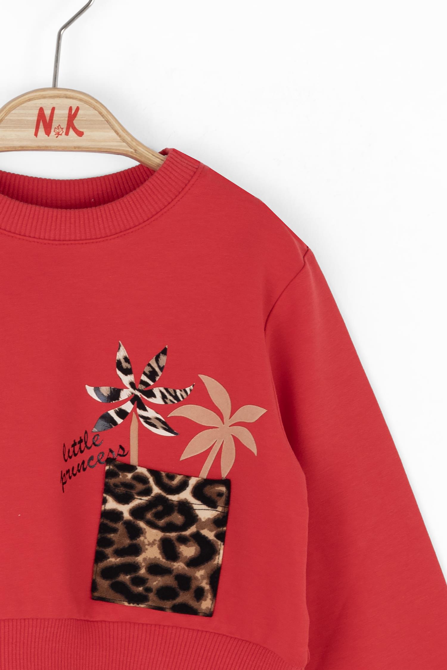 Nk Kız Bebek Chita Etekli Takım 1-4 Yaş KIRMIZI