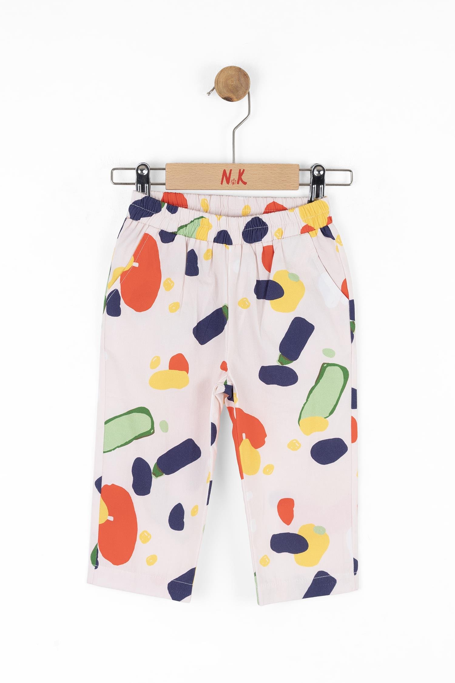 Nk Kız Bebek Clown Pantolon 1-4 Yaş Coral