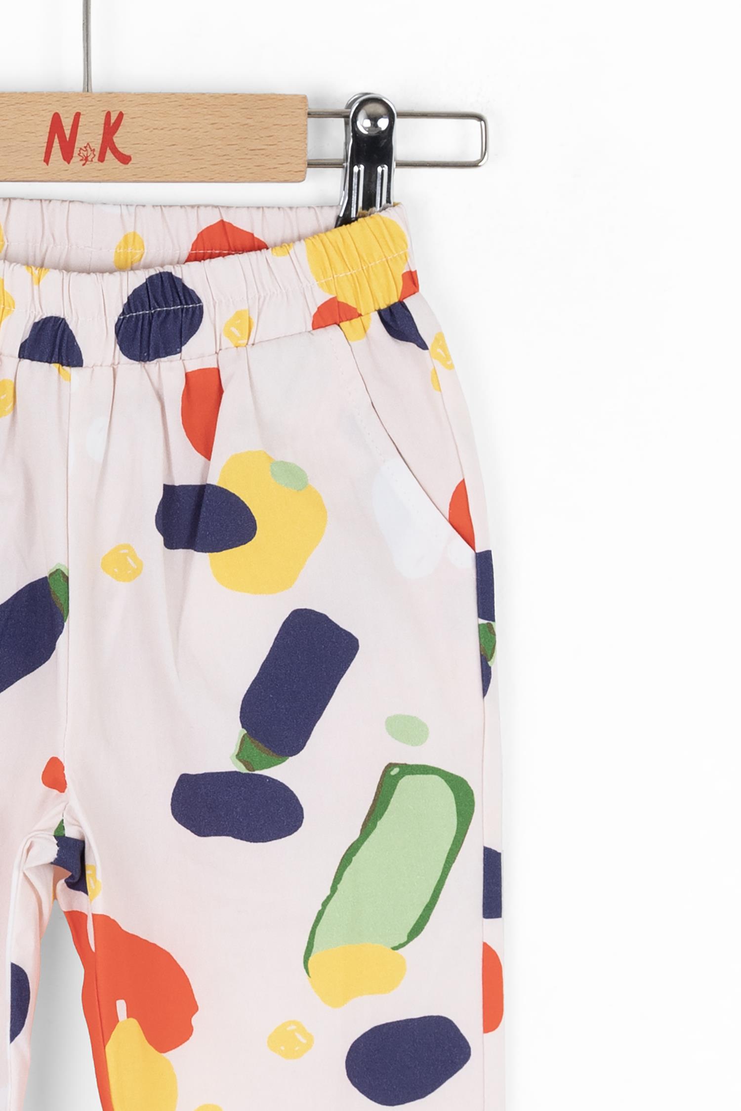 Nk Kız Bebek Clown Pantolon 1-4 Yaş Coral