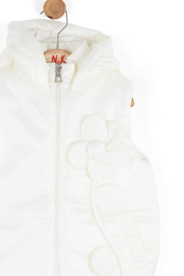 Nk Kız Bebek Daisy Yelek 1-4 Yaş Krem