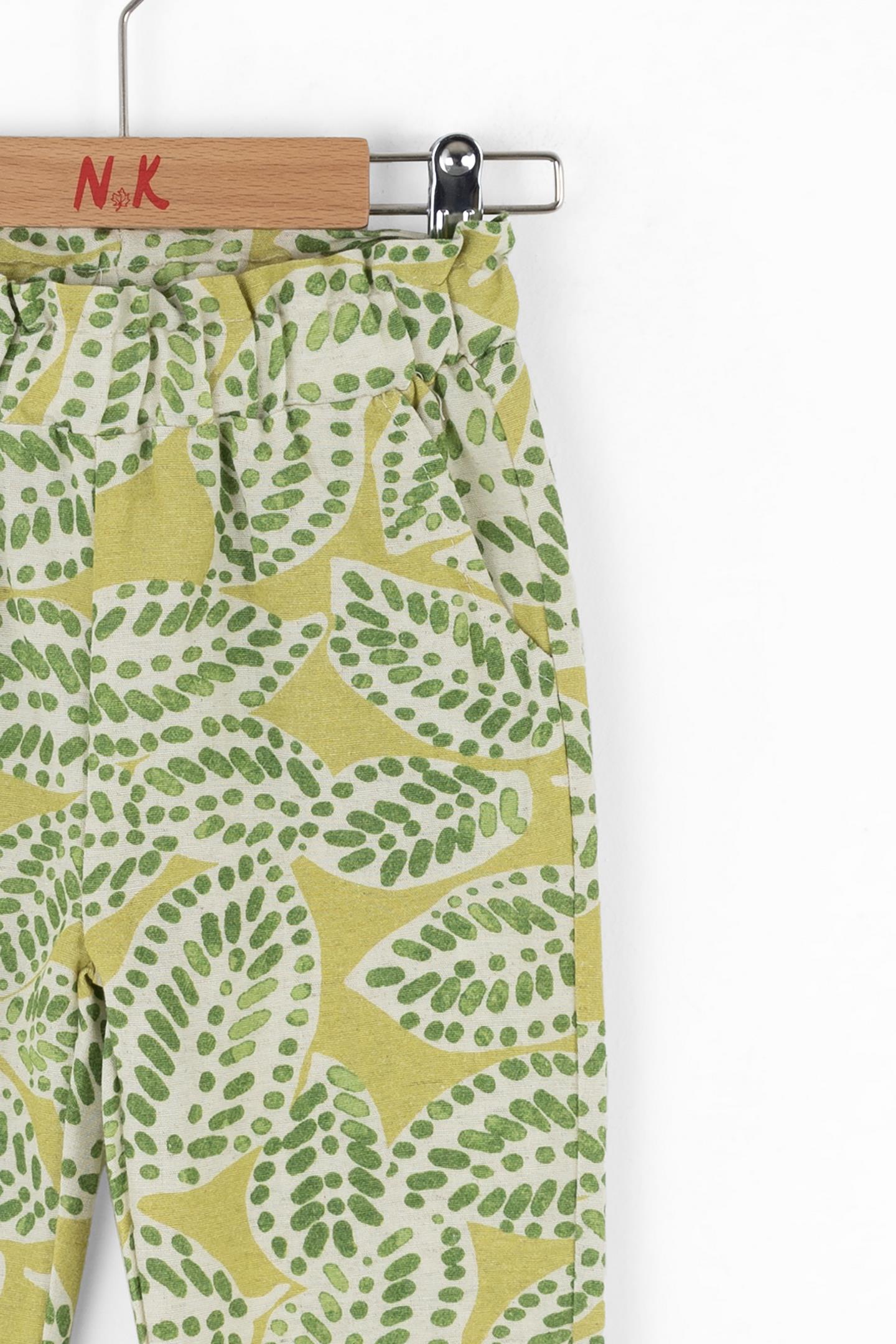 Nk Kız Bebek Leaf Pantolon 1-4 Yaş Yeşil