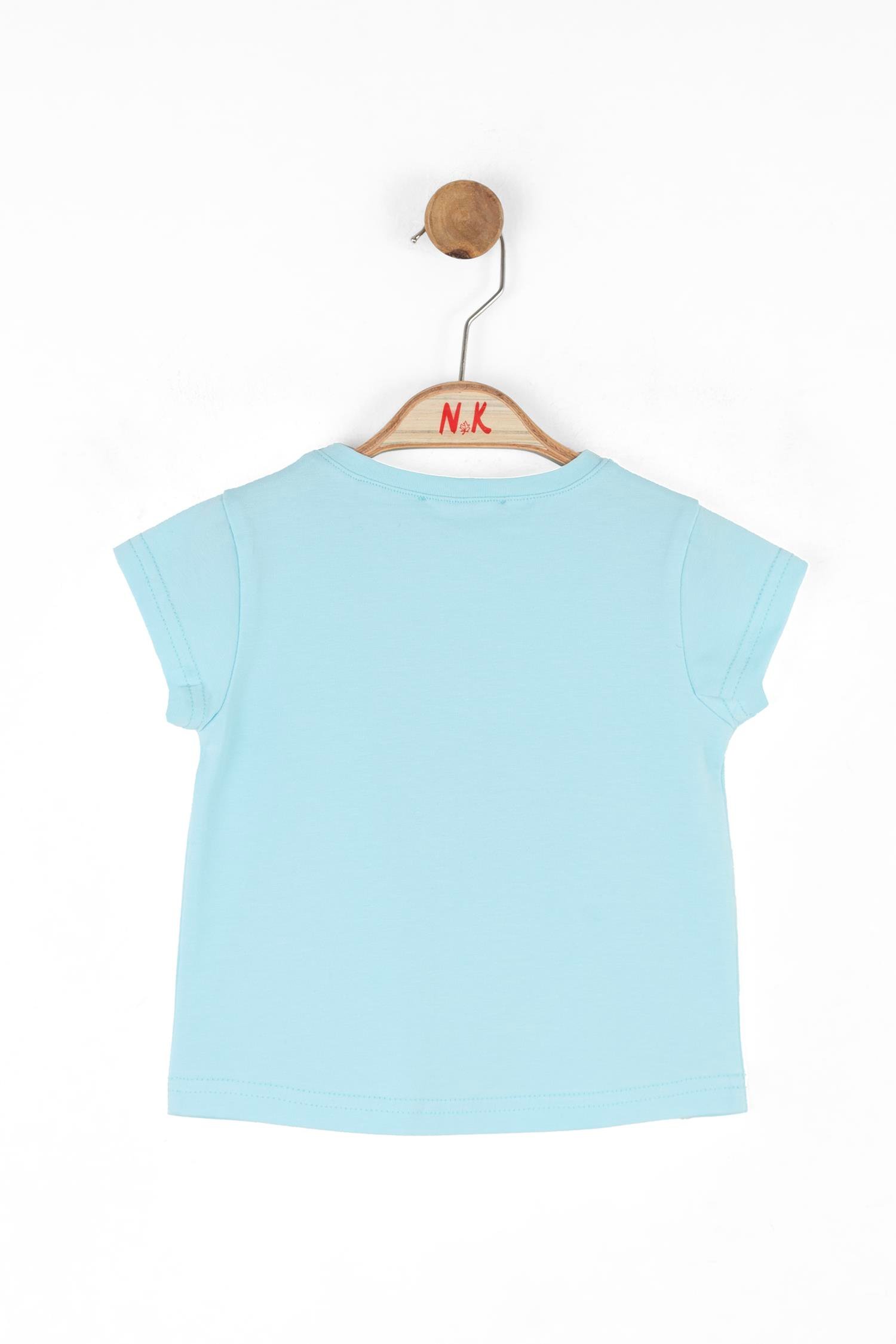 NK Kız Bebek Lotus Tshirt 1-4 Yaş Mavi