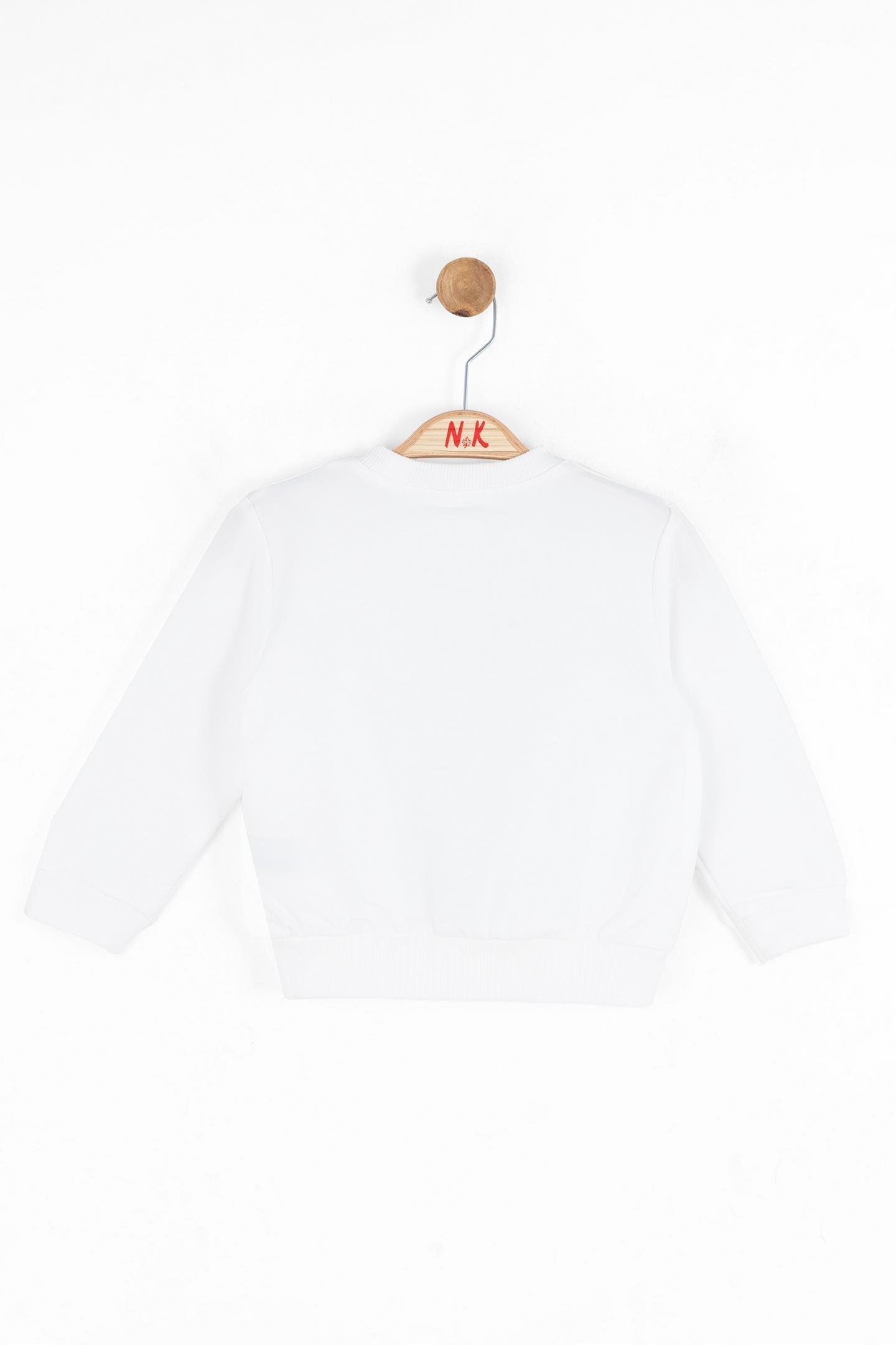 Nk Kız Bebek Rhode Sweatshirt 1-4 Yaş Ekru