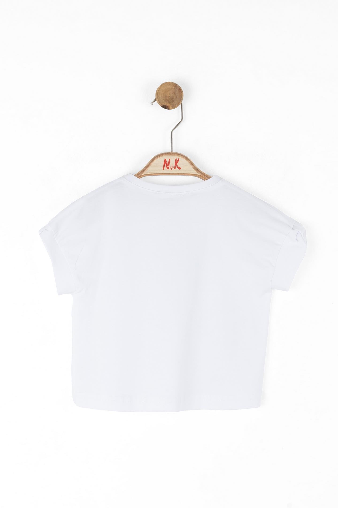 Nk Kız Bebek Salıncaklı Tshirt 1-4 Yaş Ekru