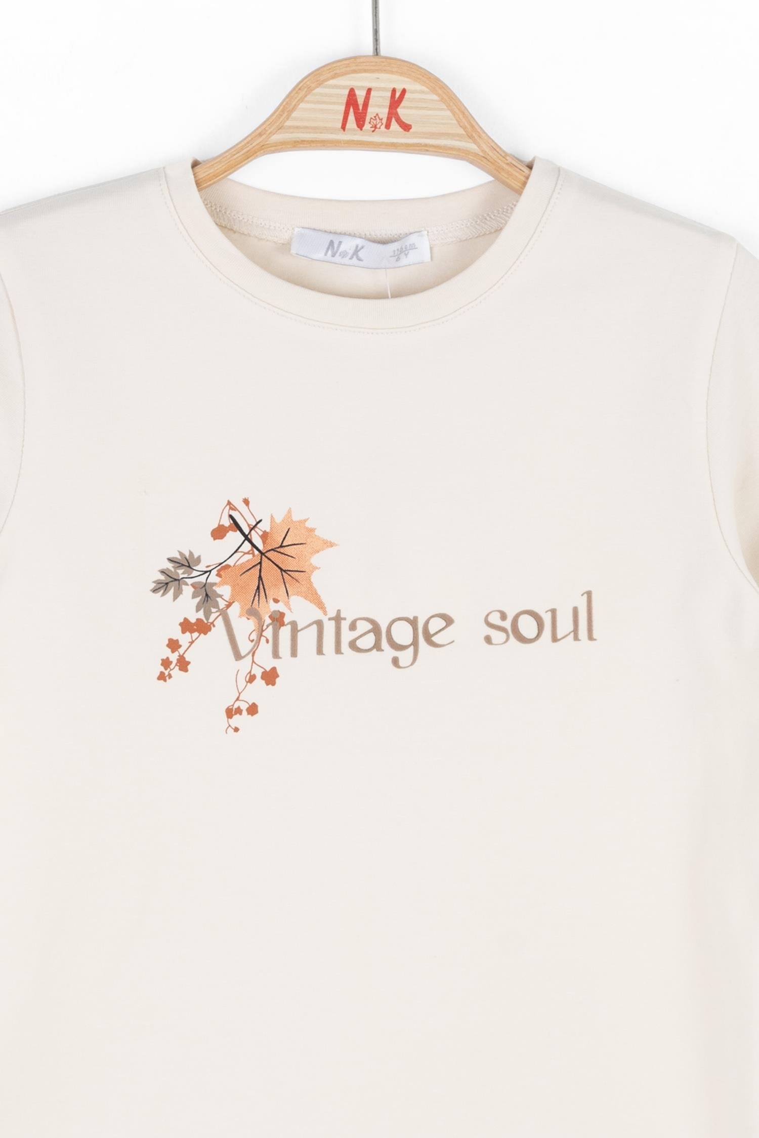 Nk Kız Çocuk Bal Kabağı Badi 4-8 Yaş KREM