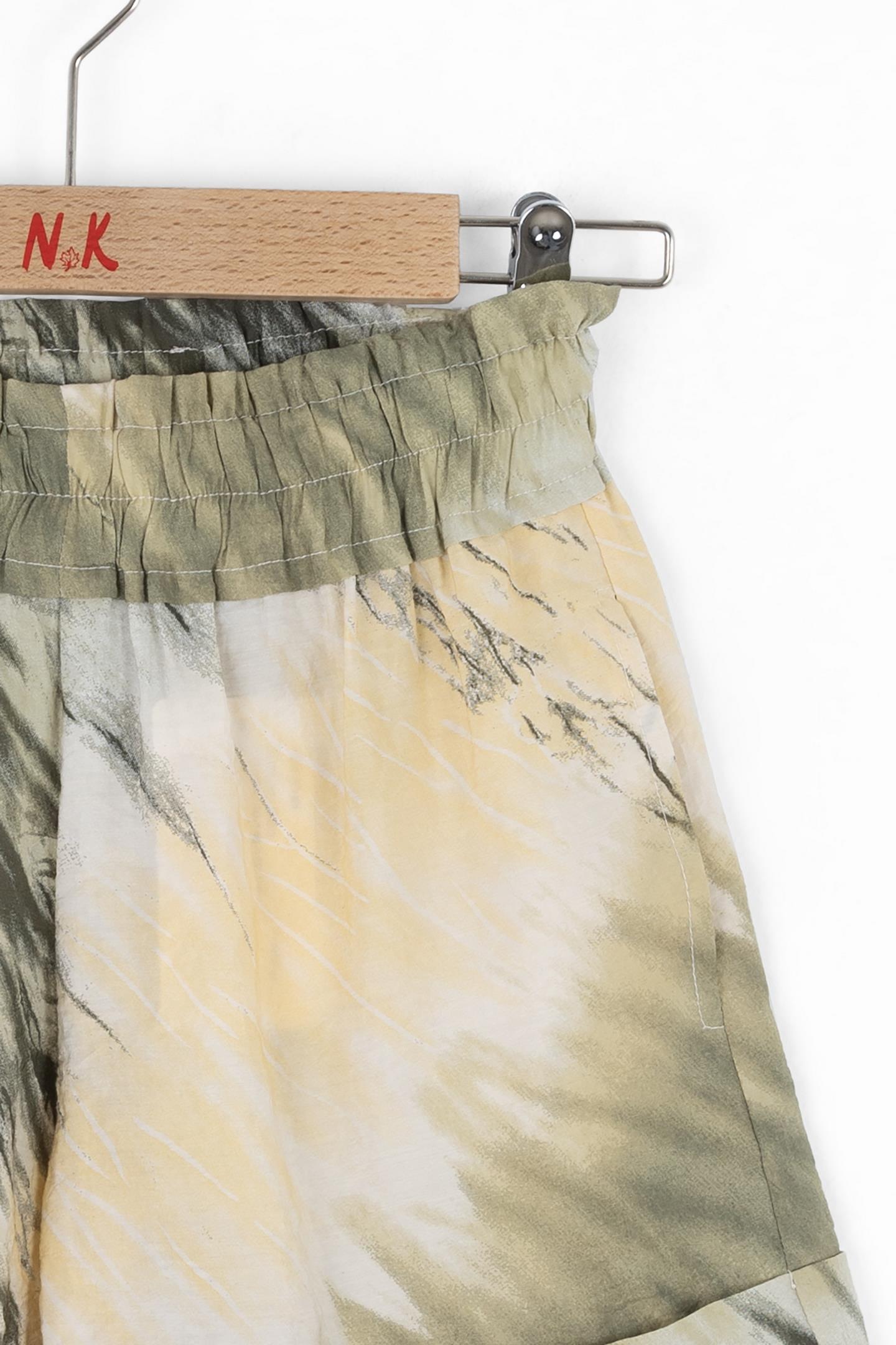 Nk Kız Çocuk Batik Şort 8-14 Yaş Haki