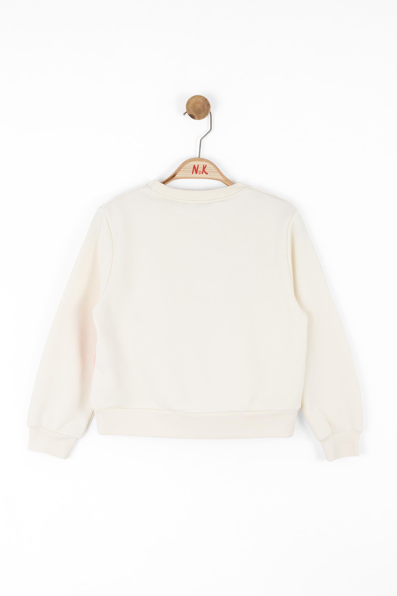 Nk Kız Çocuk Batik Sweatshirt 4-8 Yaş KREM