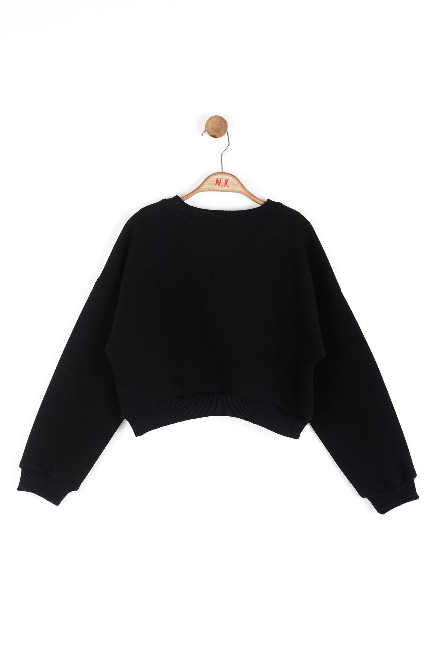 Nk Kız Çocuk Beverly Sweartshirt 8-14 Yaş Siyah