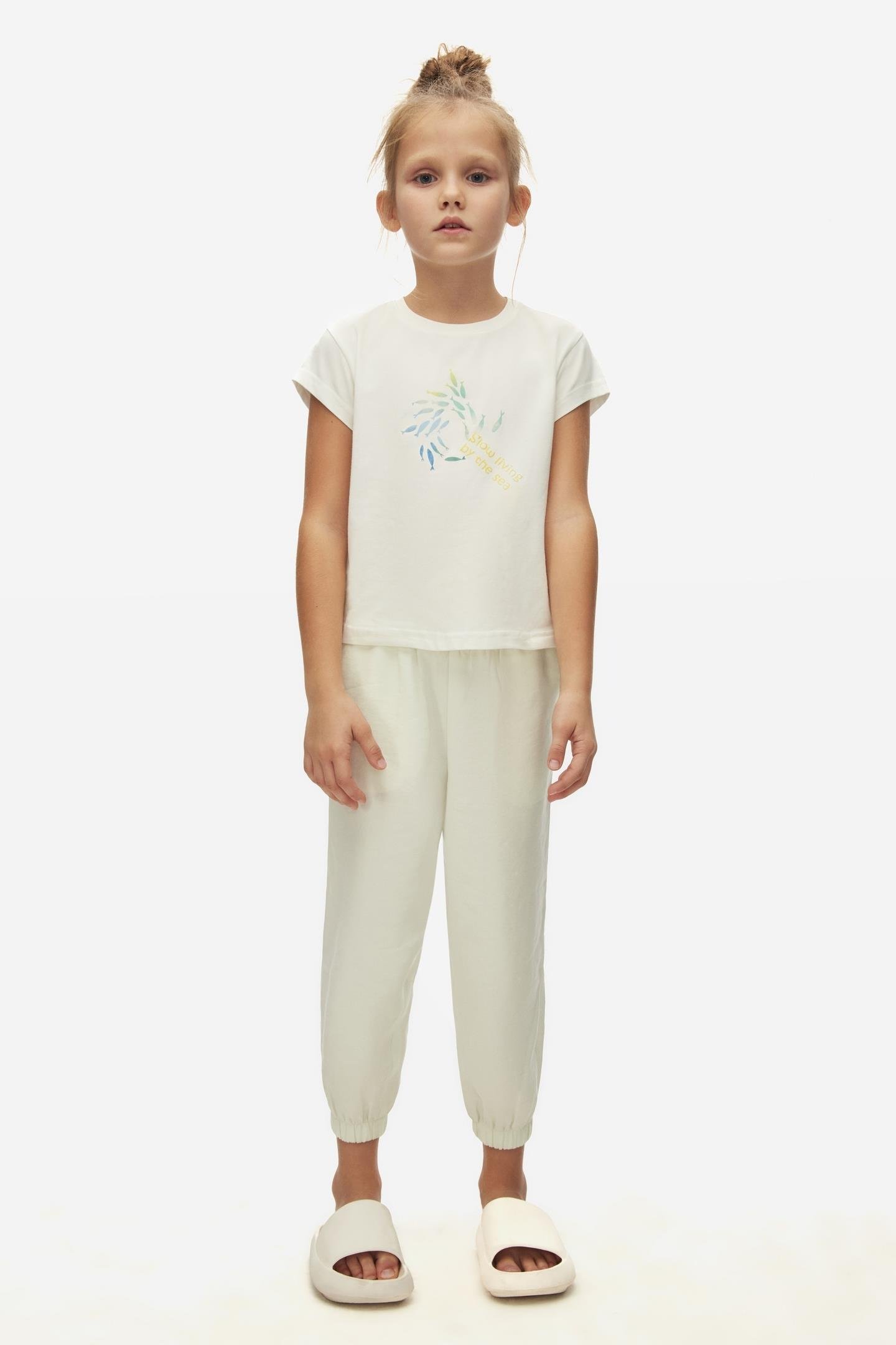 Nk Kız Çocuk Bird Pantolon 4-8 Yaş Mint