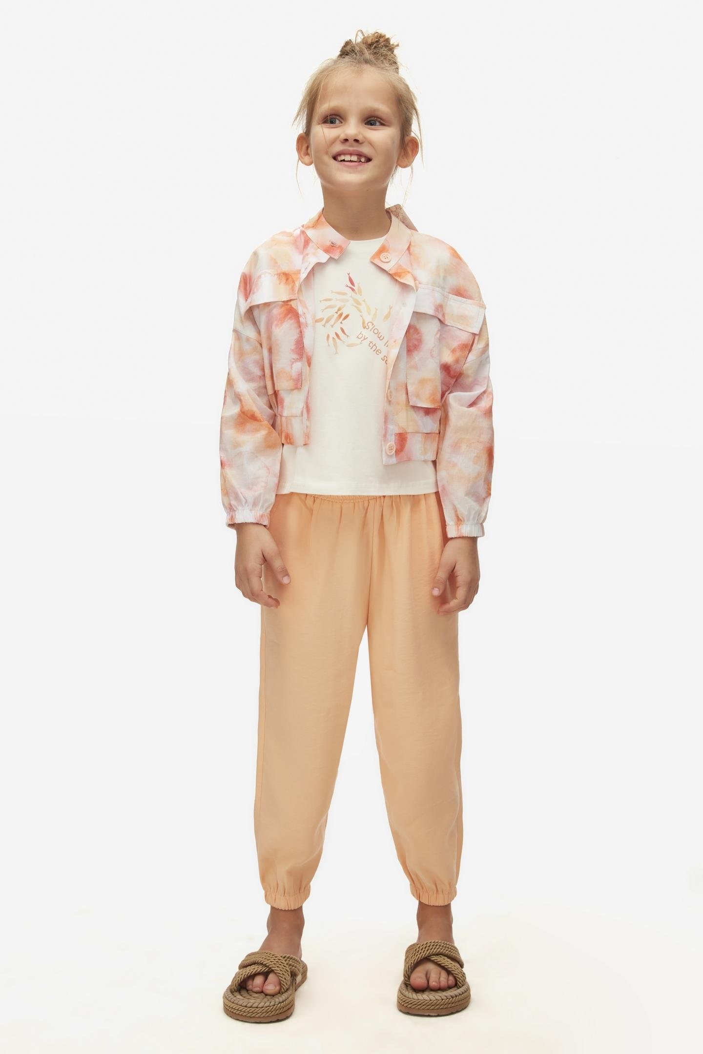 Nk Kız Çocuk Bird Pantolon 4-8 Yaş Somon