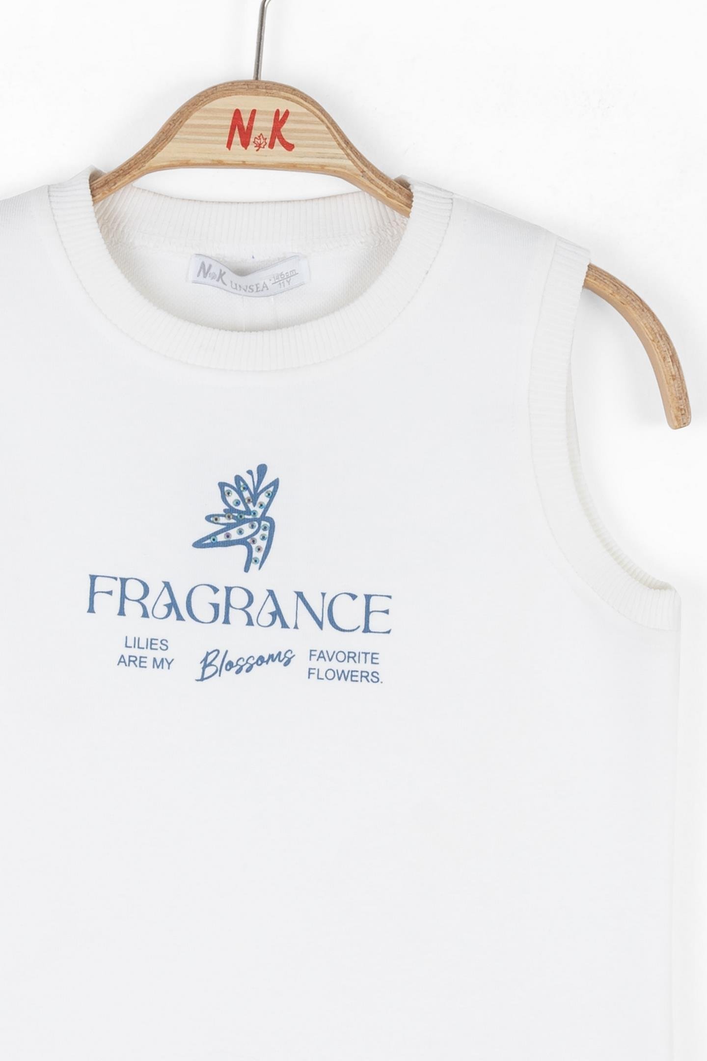 Nk Kız Çocuk Blossom Crop 8-14 Yaş Ekru