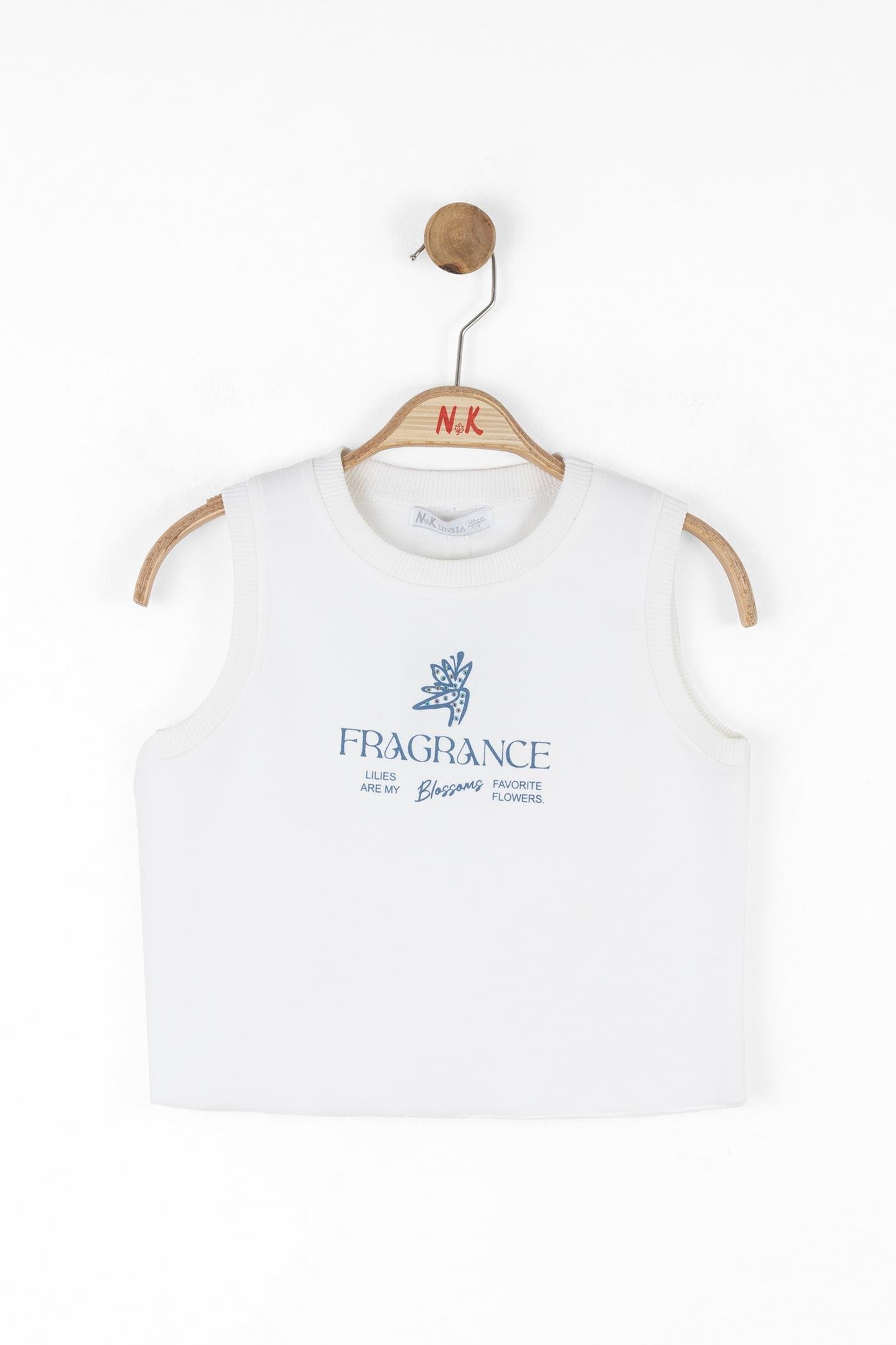 Nk Kız Çocuk Blossom Crop 8-14 Yaş Ekru