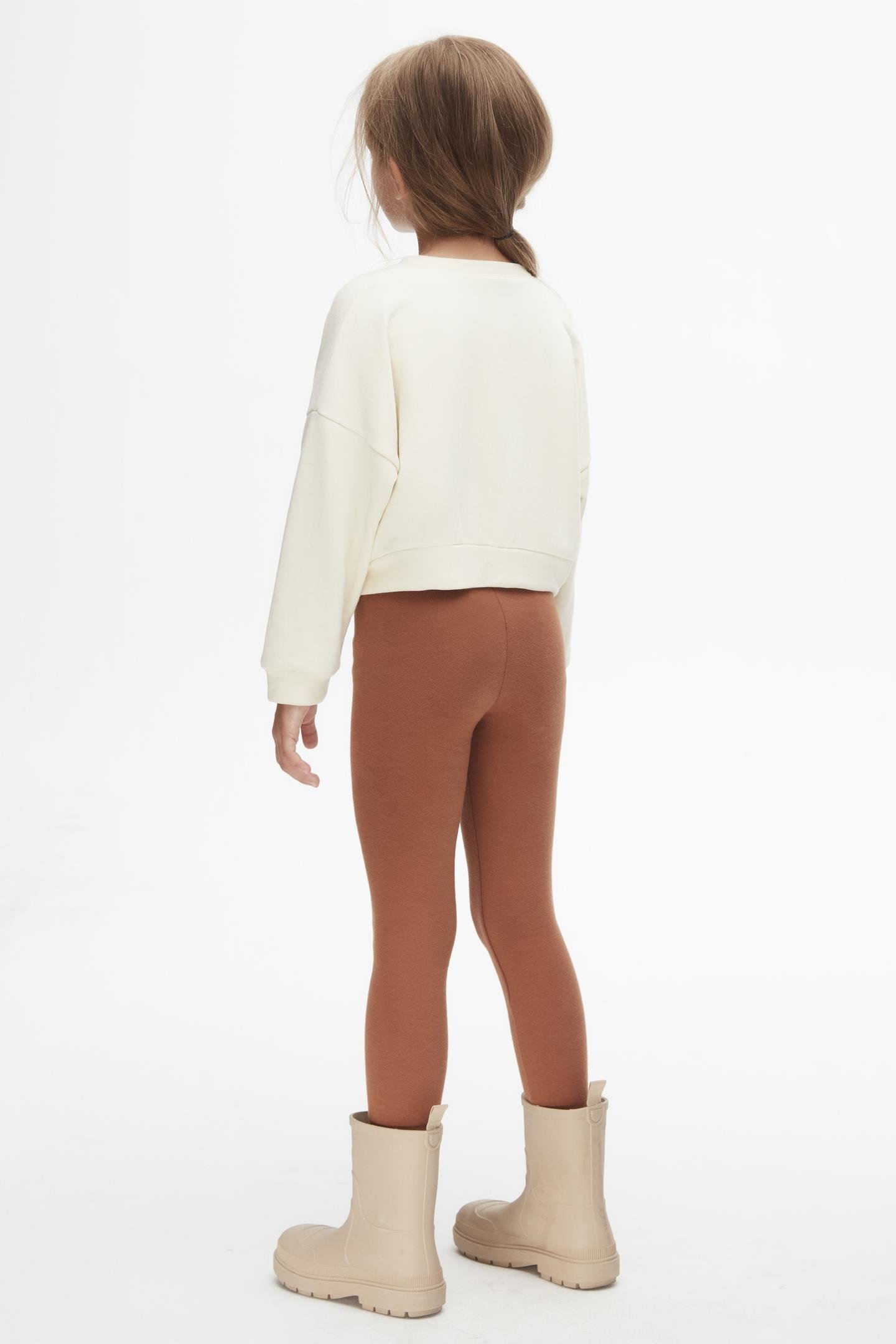 Nk Kız Çocuk Bohem Sweatshirt 4-8 Yaş KREM