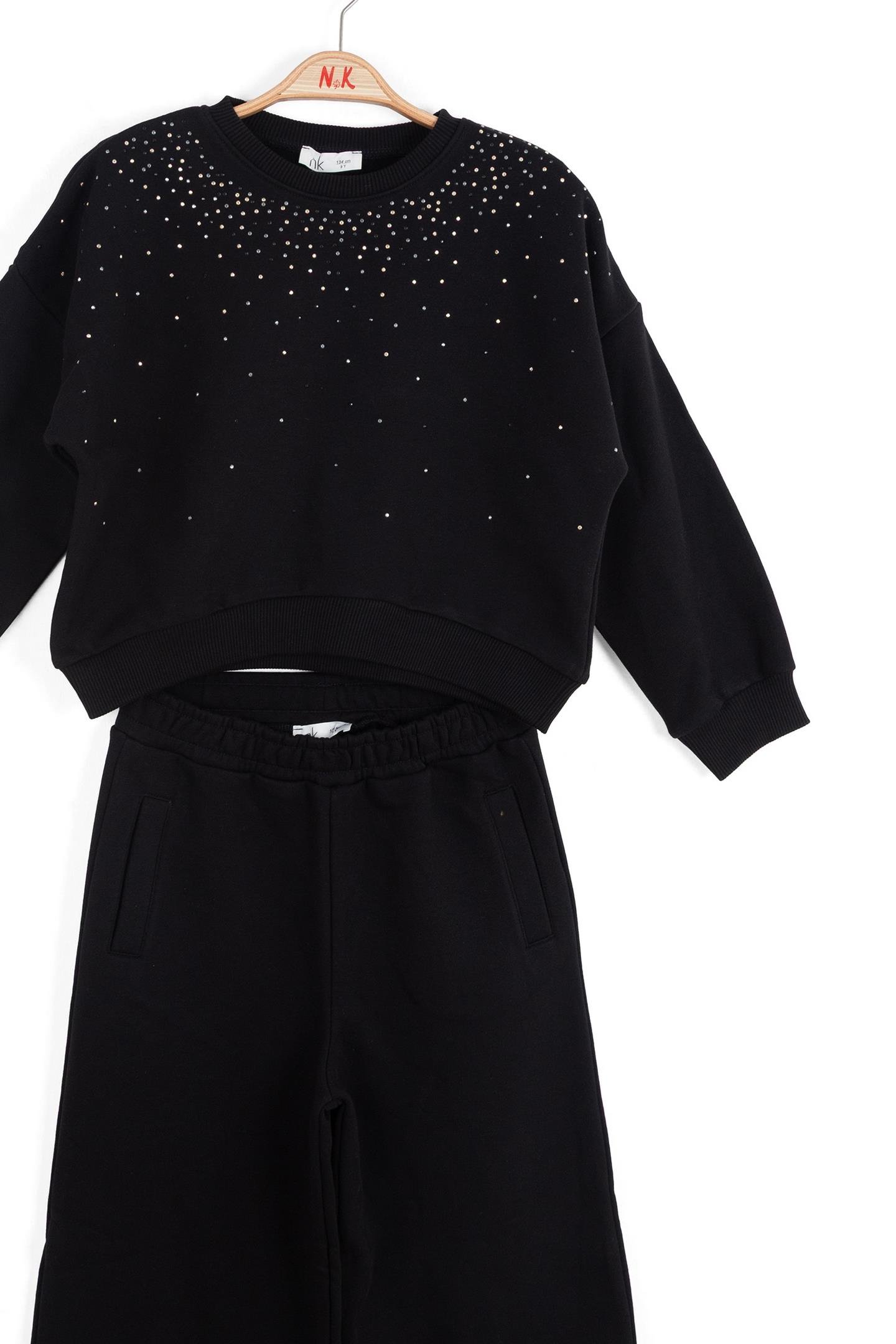 Nk Kız Çocuk Bright Takım 8-14 Yaş Siyah