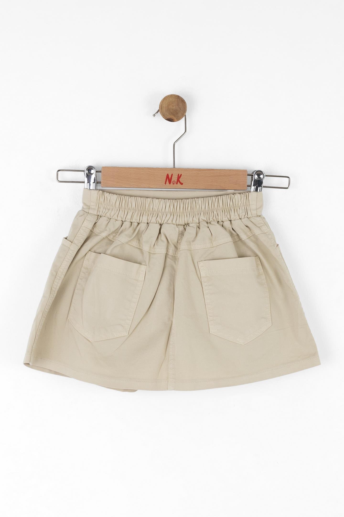 Nk Kız Çocuk Brush Etek 4-8 Yaş VİZON