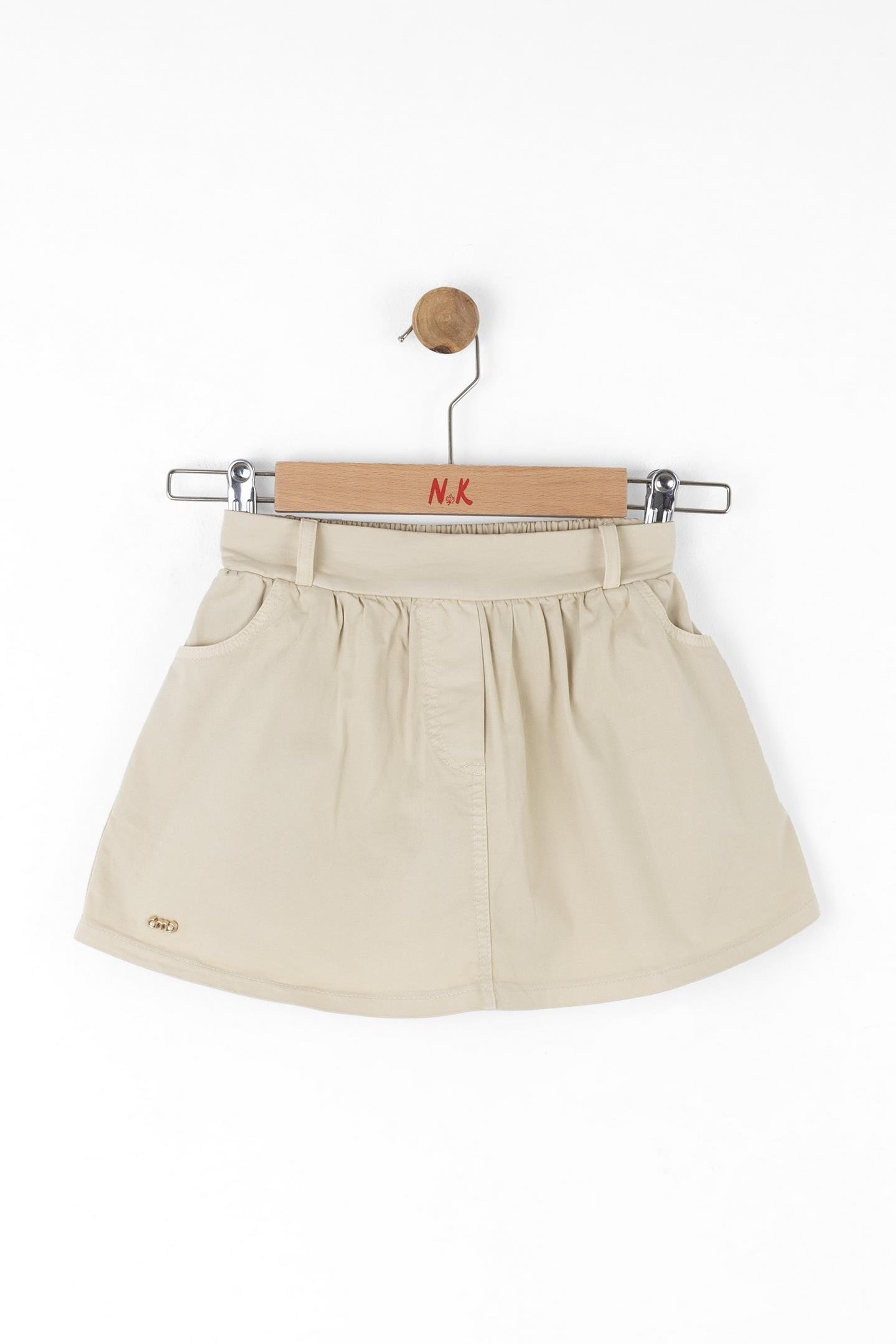 Nk Kız Çocuk Brush Etek 4-8 Yaş VİZON