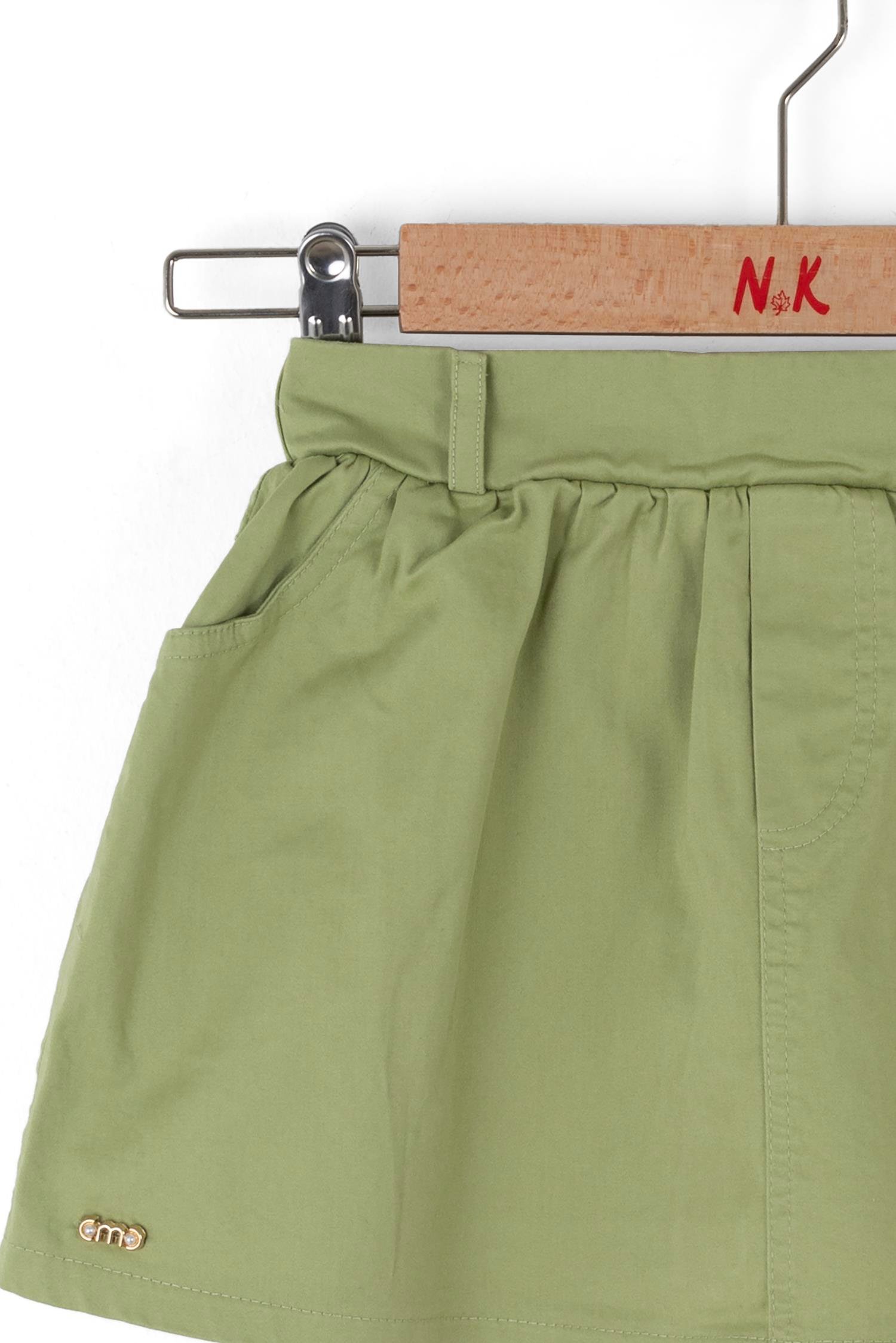 Nk Kız Çocuk Brush Etek 4-8 Yaş Yeşil